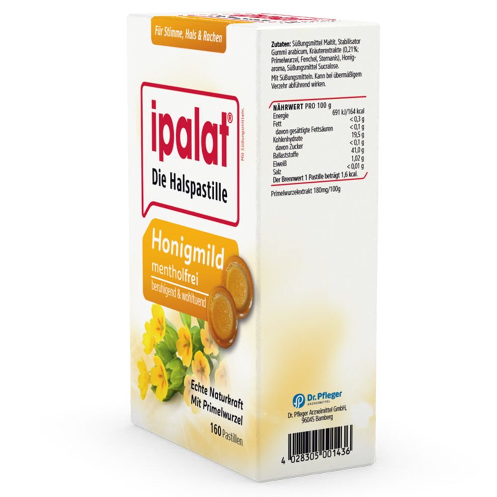 ipalat® Honigmild mentholfrei