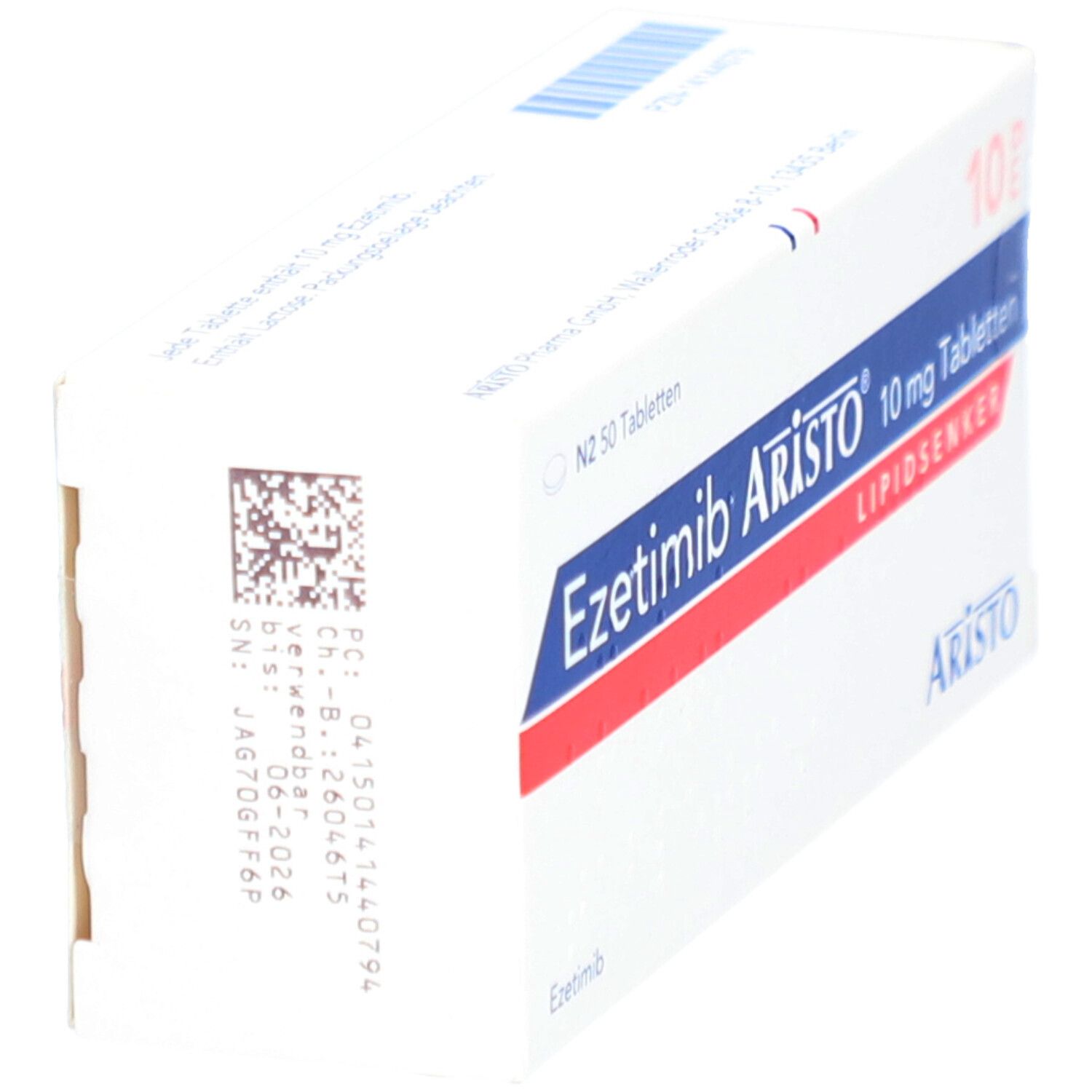 Ezetimib Aristo 10 mg Tabletten 50 St