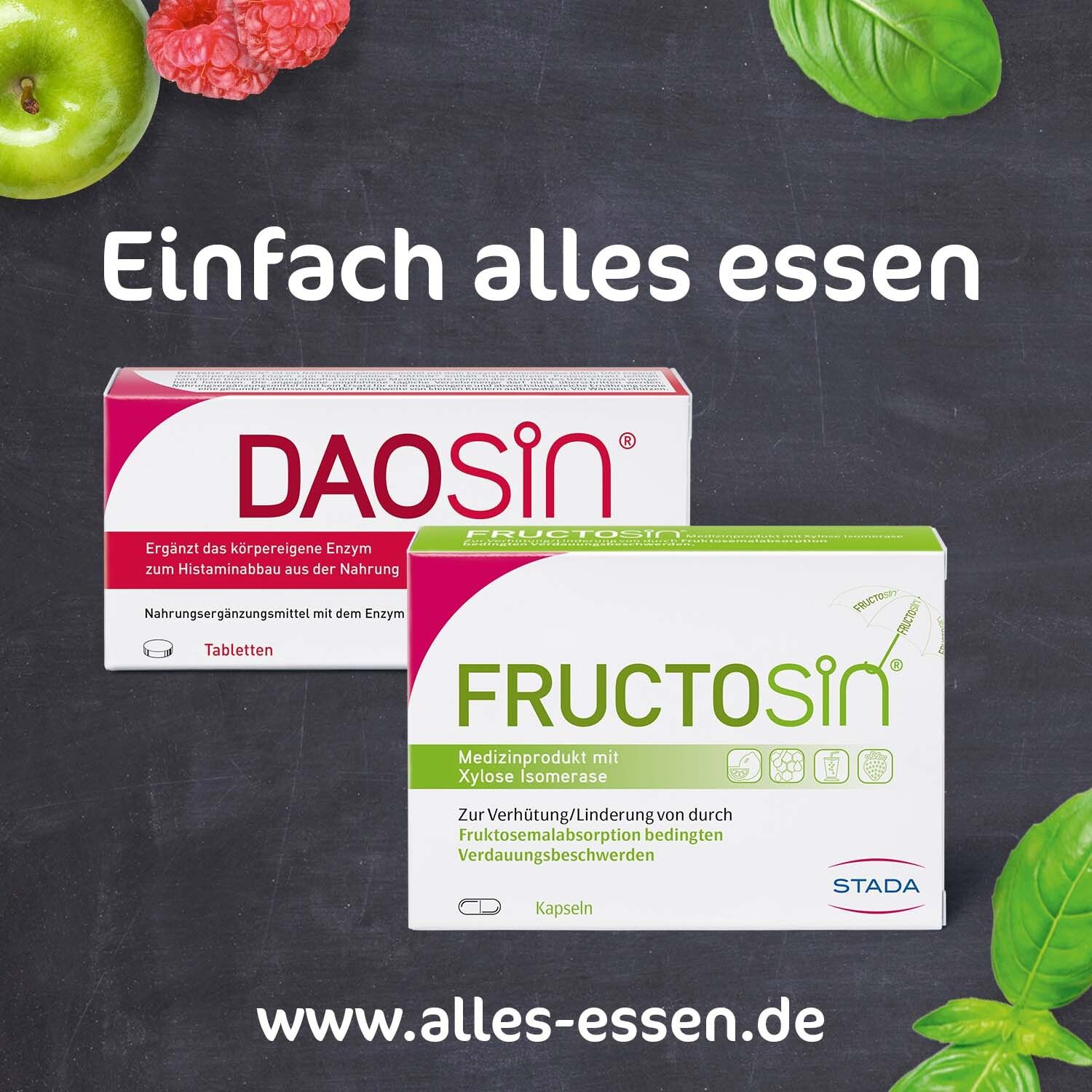 FRUCTOSiN® - zur Linderung von durch Fruktosemalabsorption bedingten Verdauungsbeschwerden