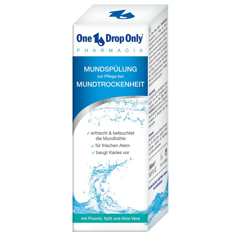 One Drop Only® Mündspülung bei Mundtrockenheit