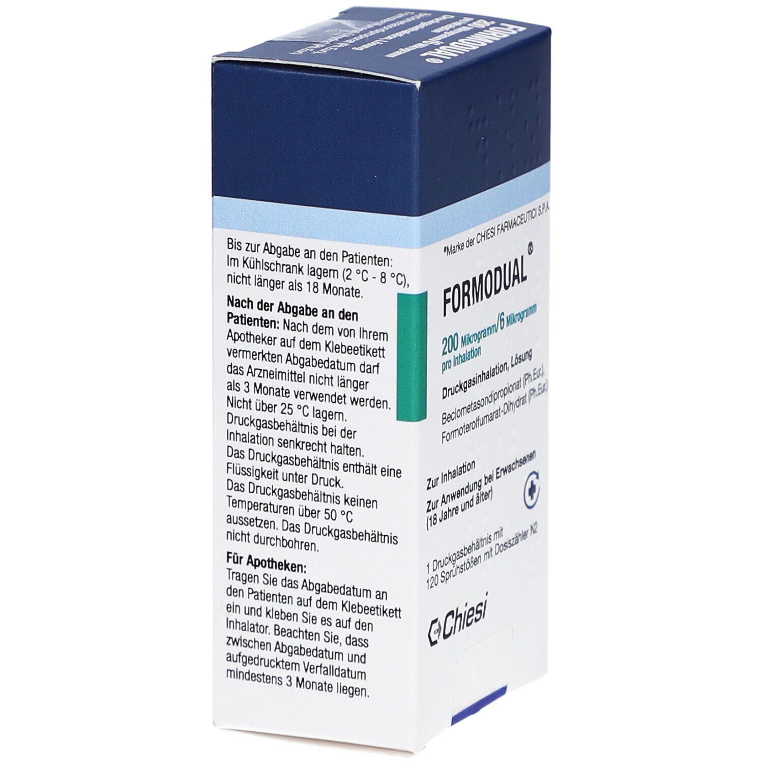 FORMODUAL 200/6 µg 120 Hub Dosieraerosol