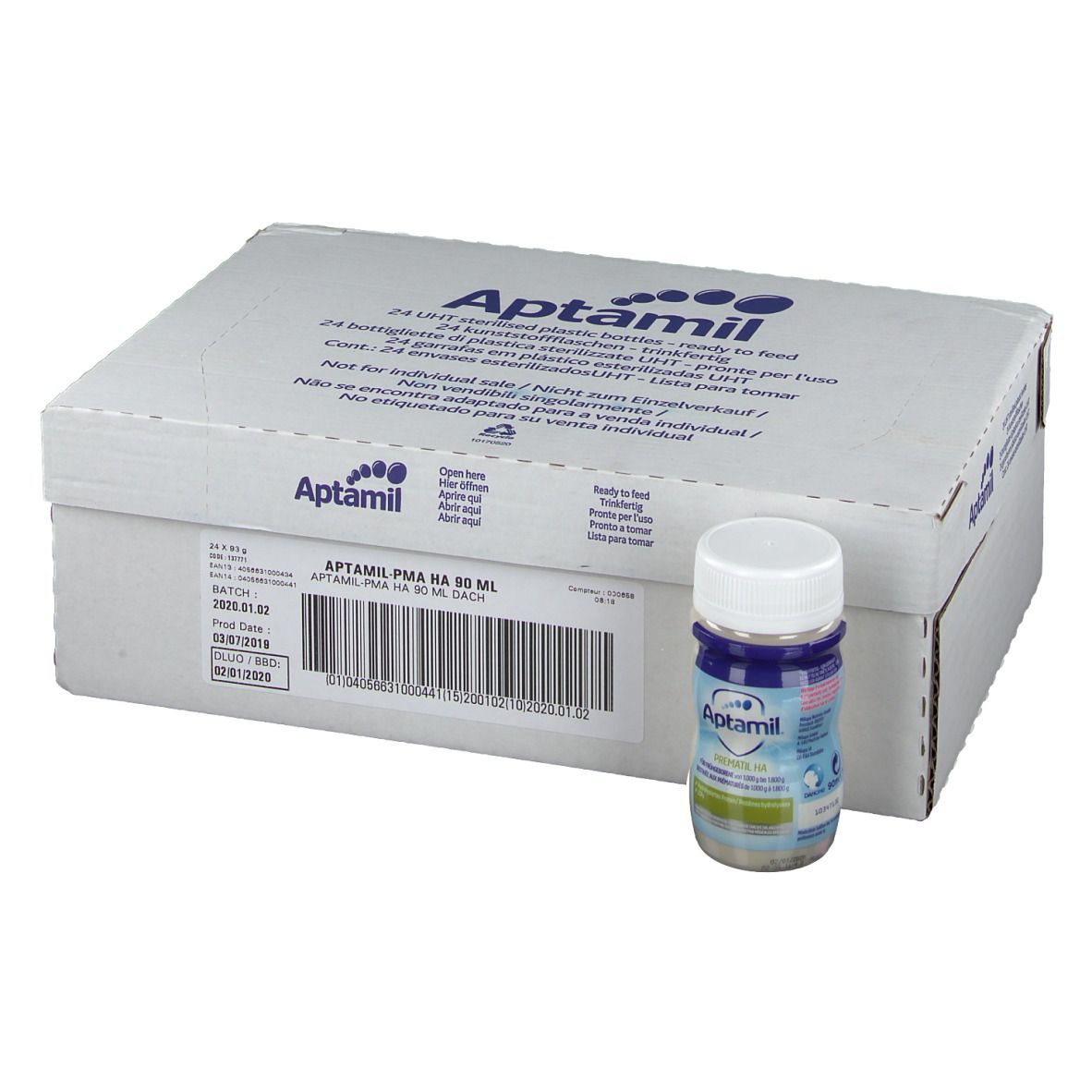 Aptamil® Prematil HA trinkfertige Spezialnahrung Frühgeborene
