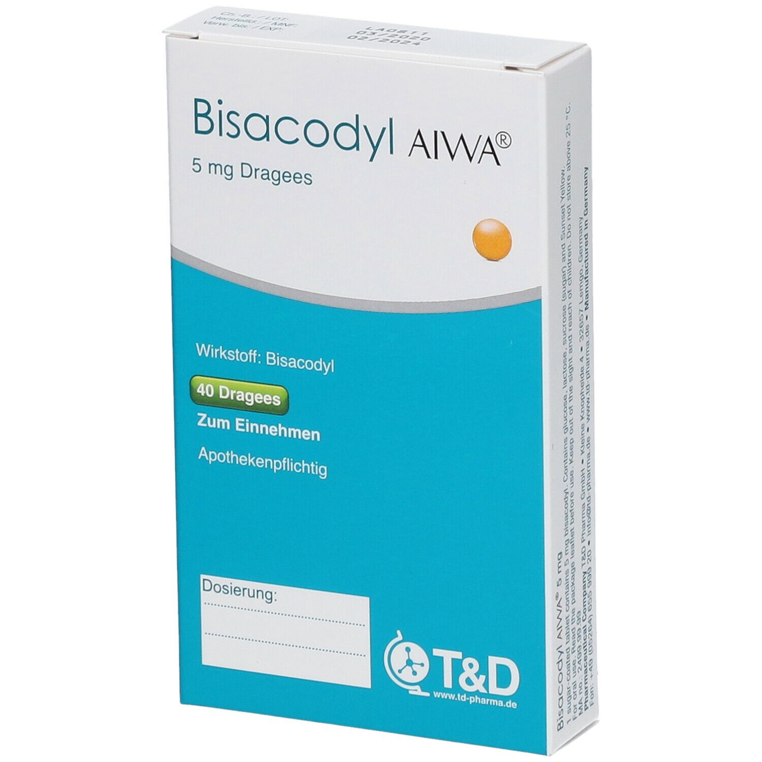 Bisacodyl AIWA® 5 mg magensaftresistente Tabletten