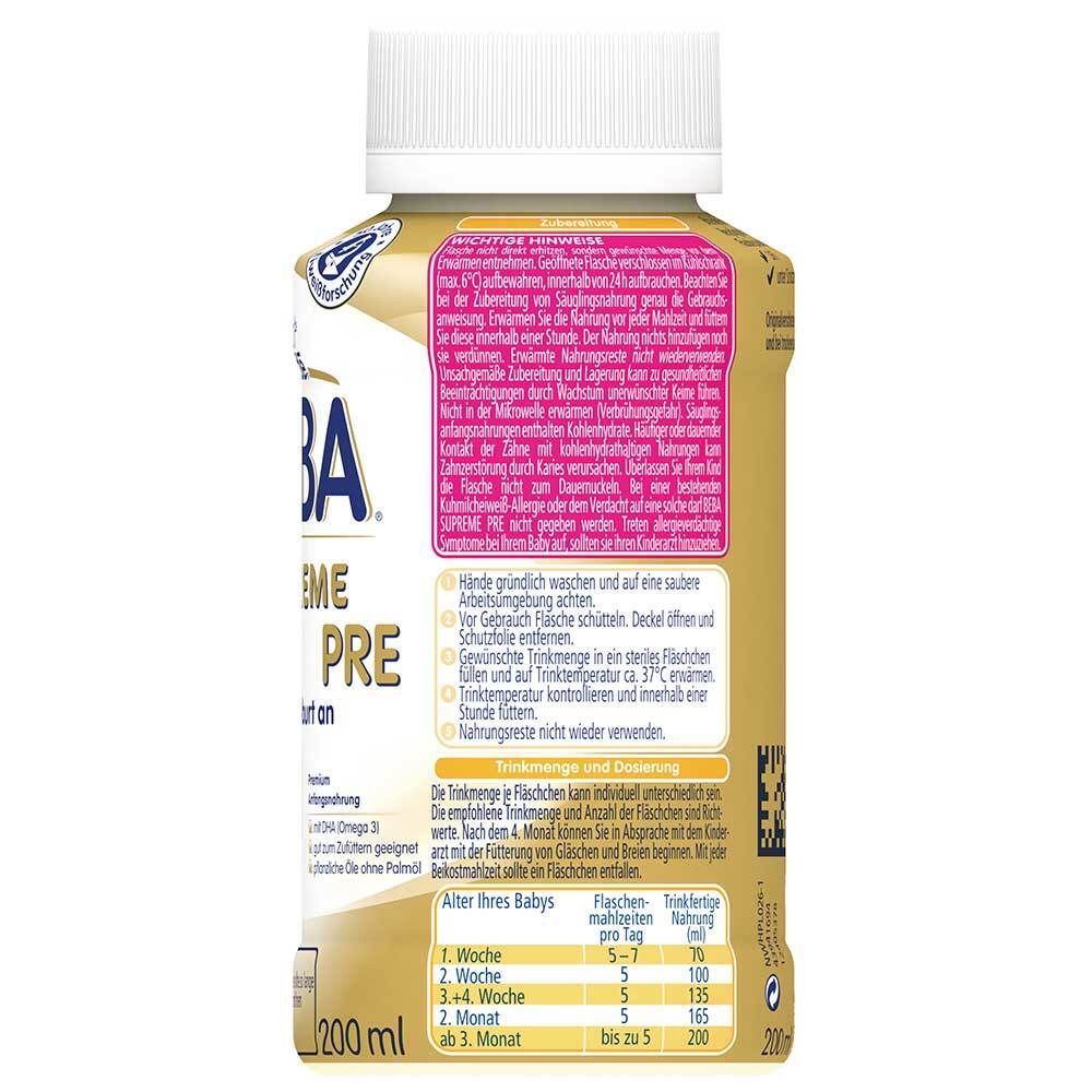 Nestlé BEBA® SUPREME Pre flüssig