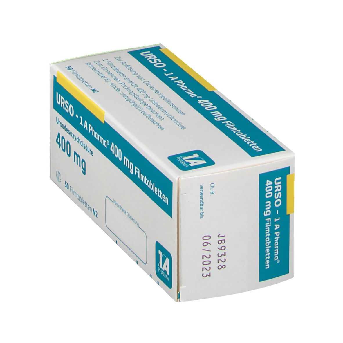 Urso-1A Pharma 400 mg Filmtabletten 50 St