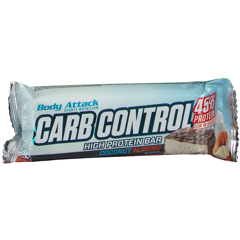 Body Attack Carb Control Proteinriegel Coconut Almond