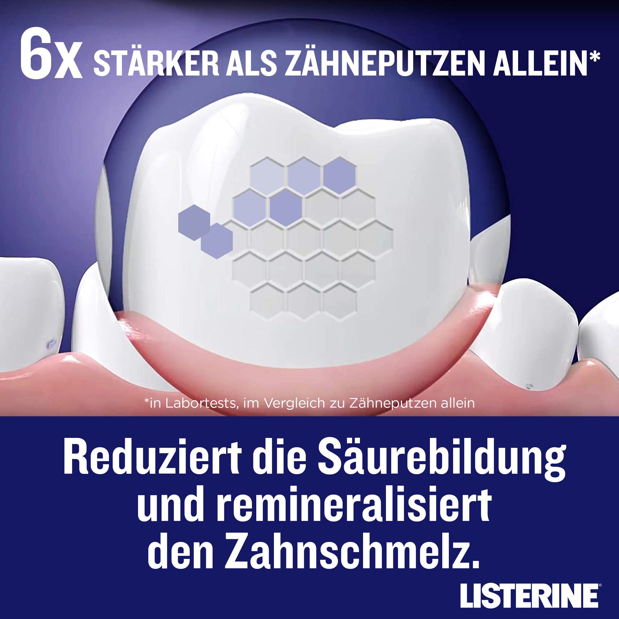 LISTERINE® Advanced Nightly Reset milder Geschmack