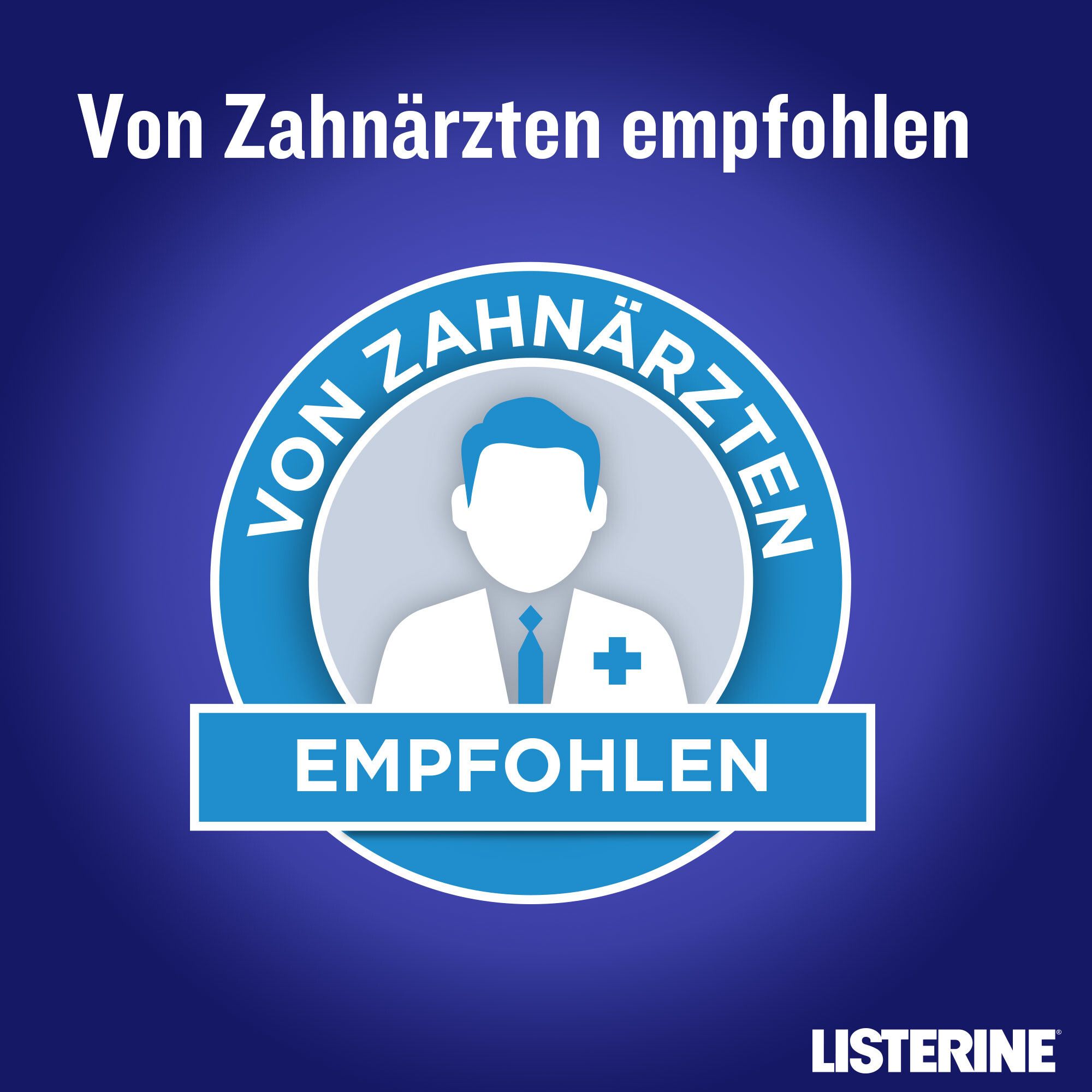 LISTERINE® Advanced Nightly Reset milder Geschmack
