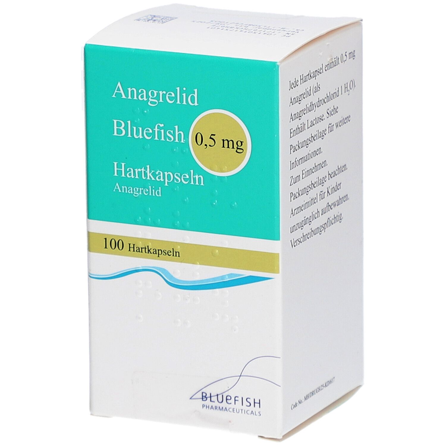 Anagrelid Bluefish 0,5 mg