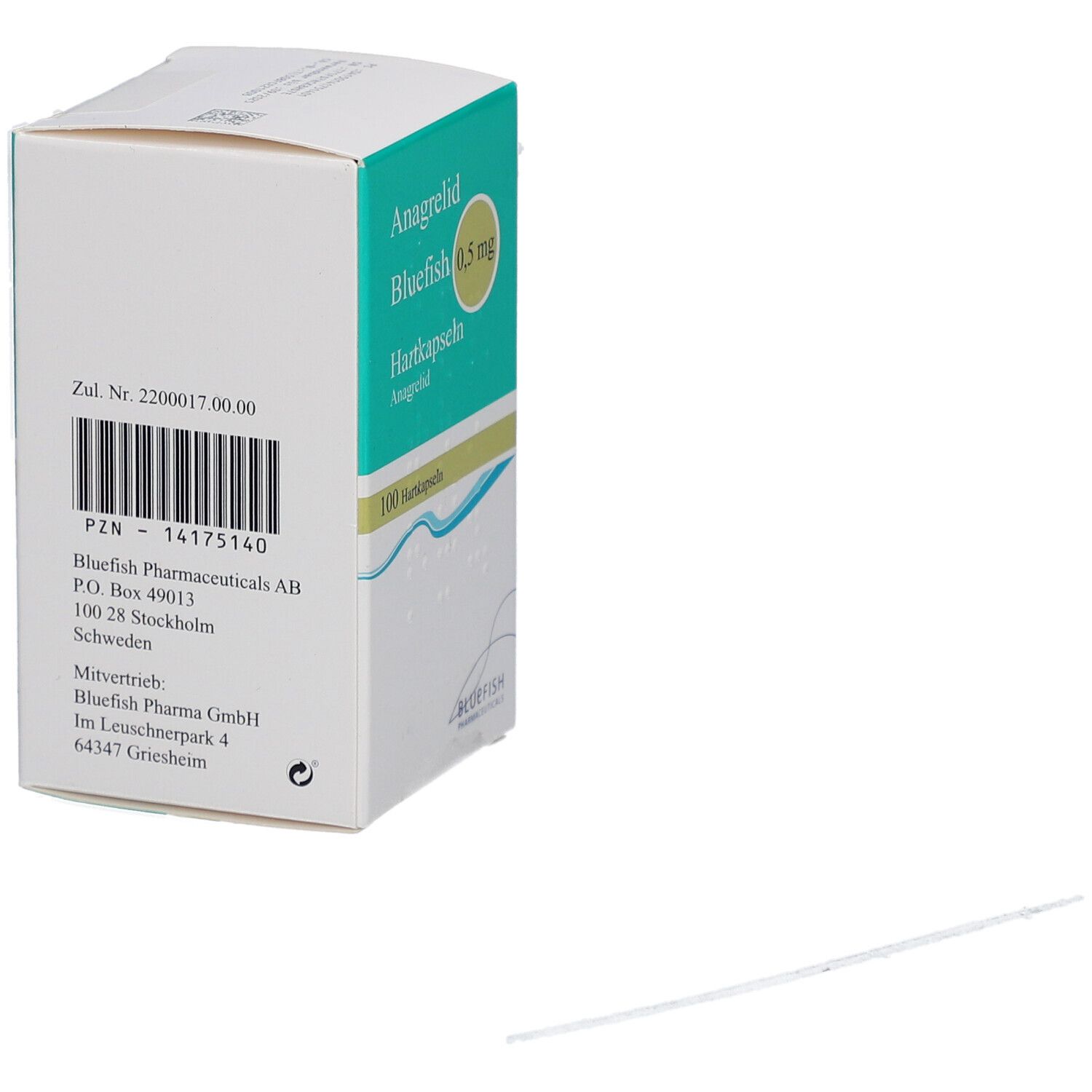 Anagrelid Bluefish 0,5 mg