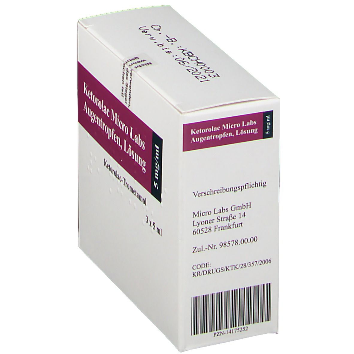 Ketorolac Micro Labs 5 mg/ml
