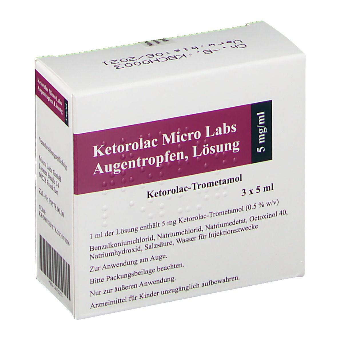 Ketorolac Micro Labs 5 mg/ml
