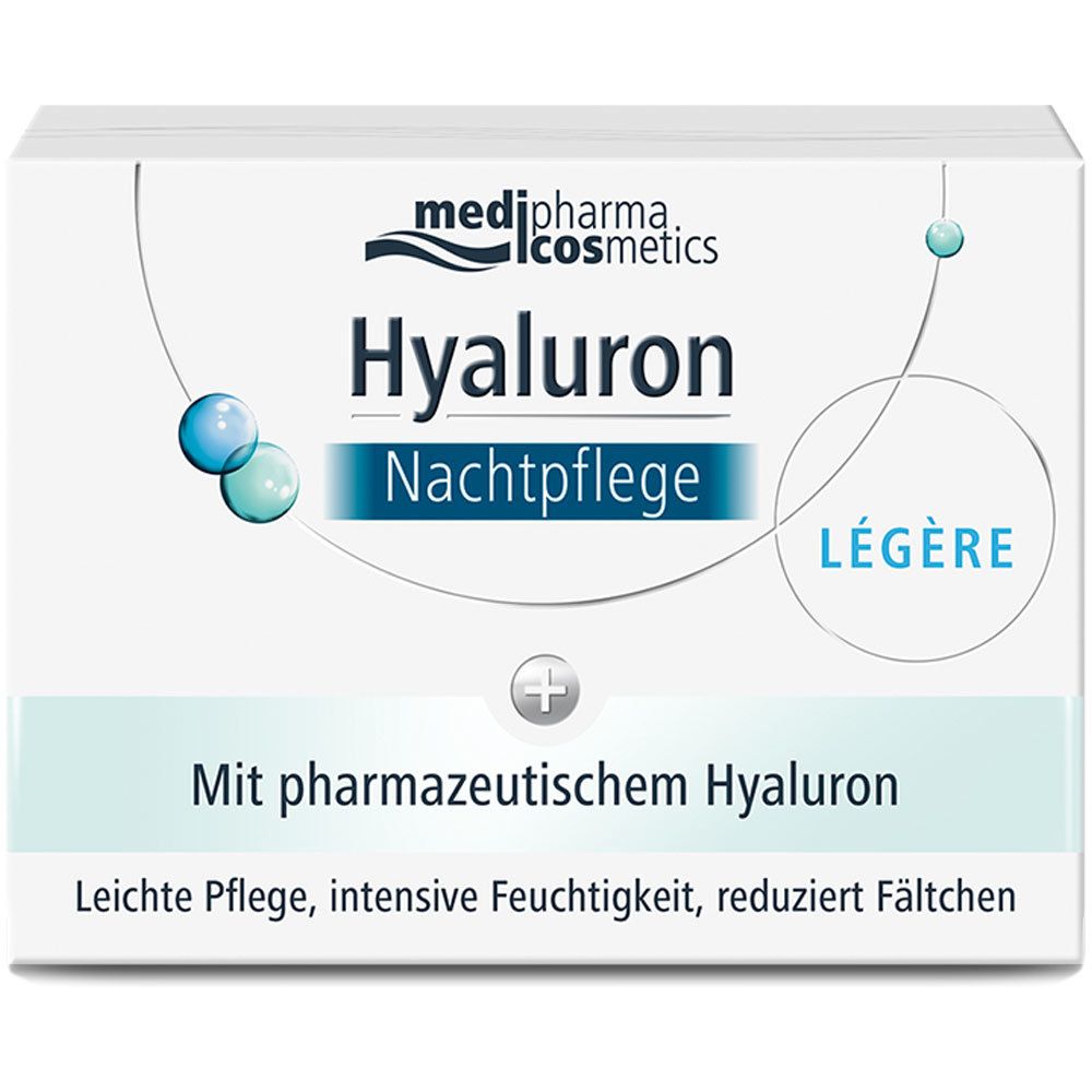 medipharma cosmetics Hyaluron Nachtpflege légère
