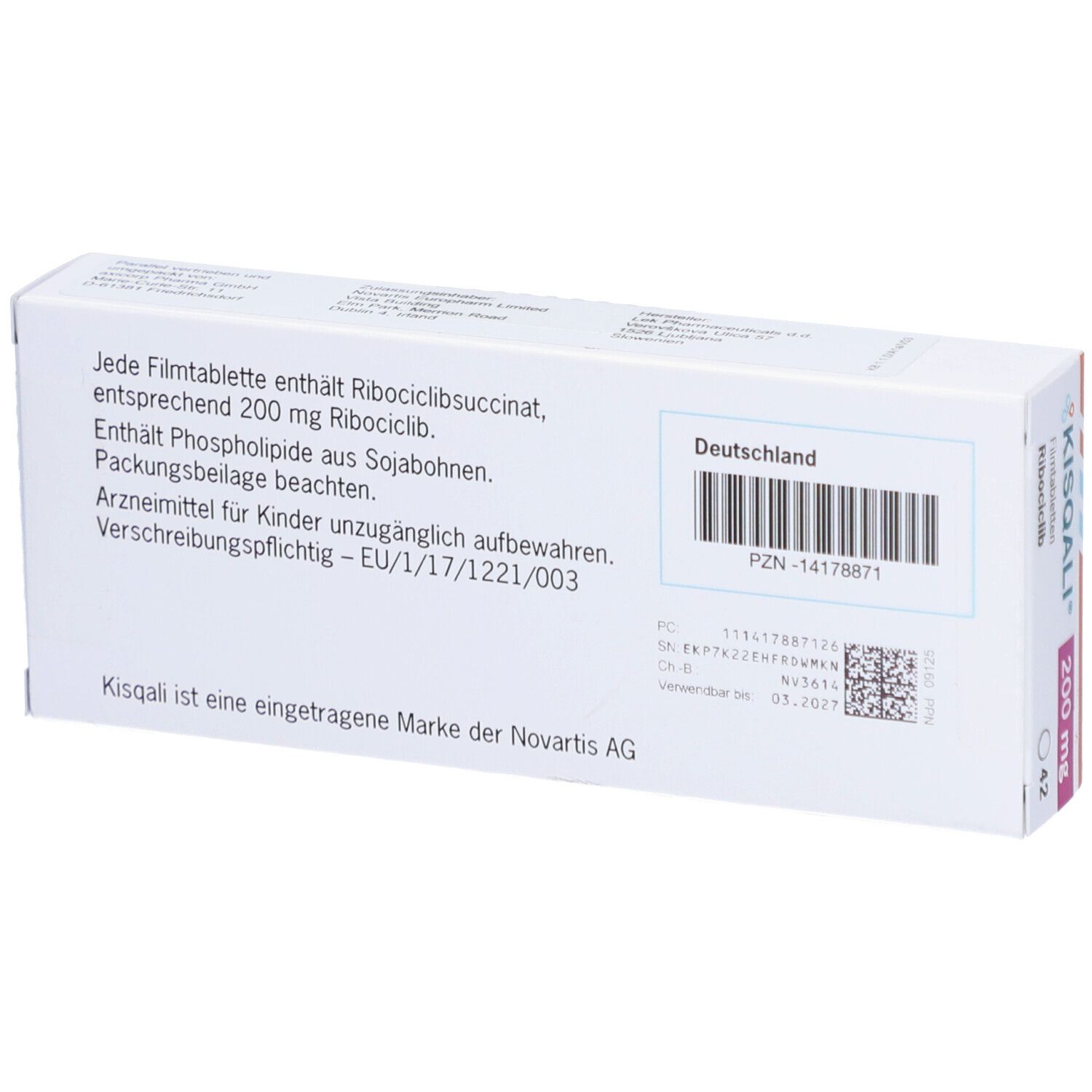 KISQALI 200 mg Filmtabletten