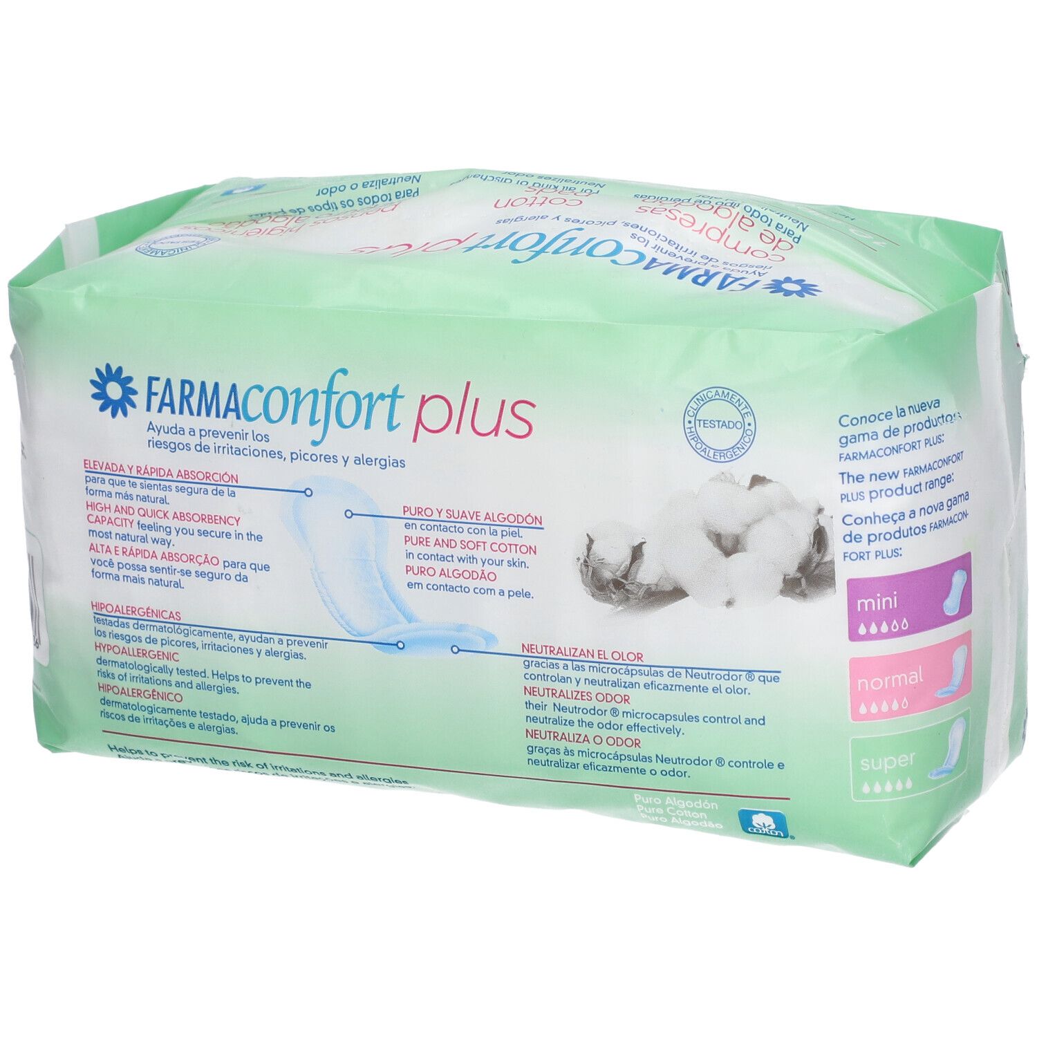FARMAconfort Plus Baumwoll-Inkontinenzeinlagen super