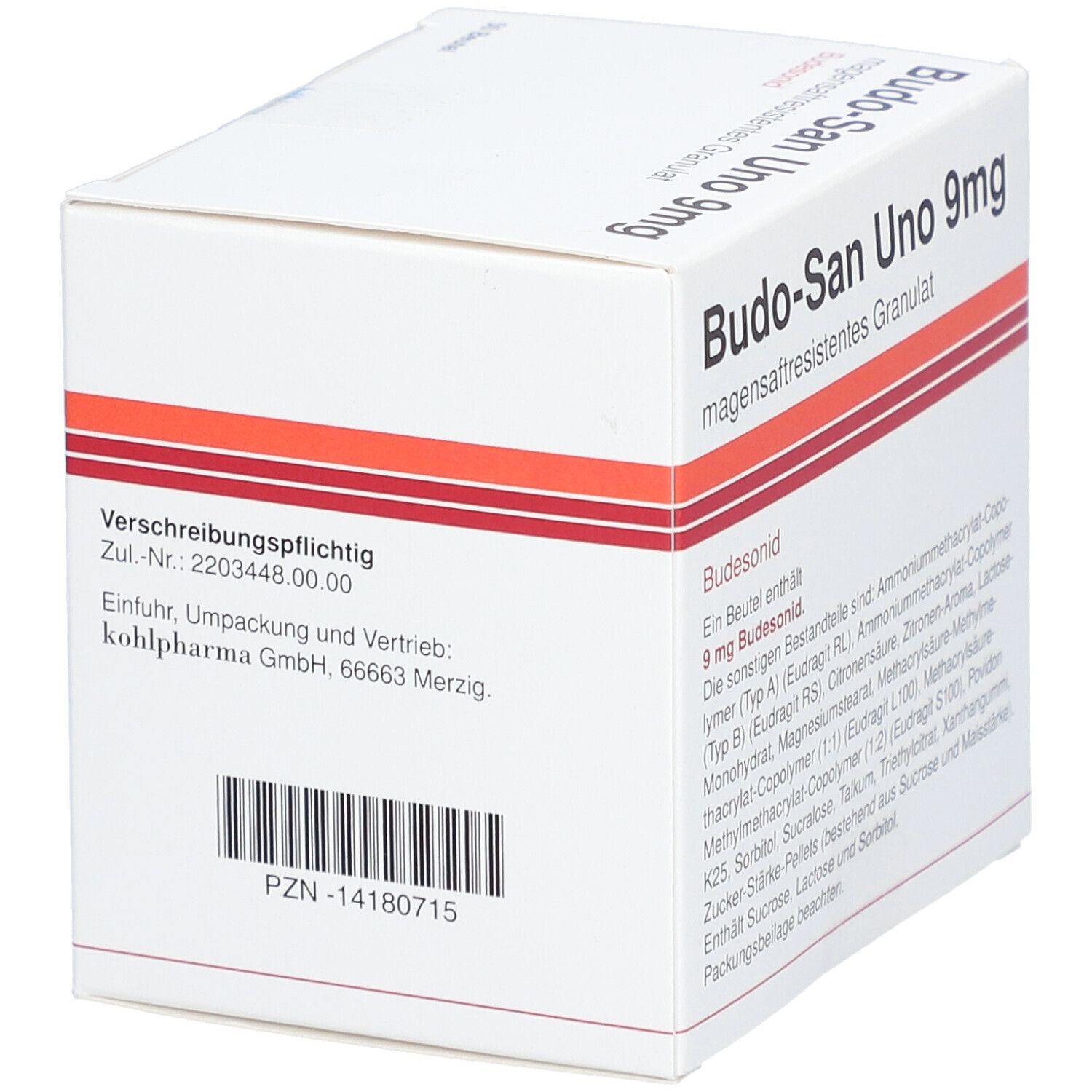 BUDO-SAN Uno 9 mg magensaftresistentes Granulat