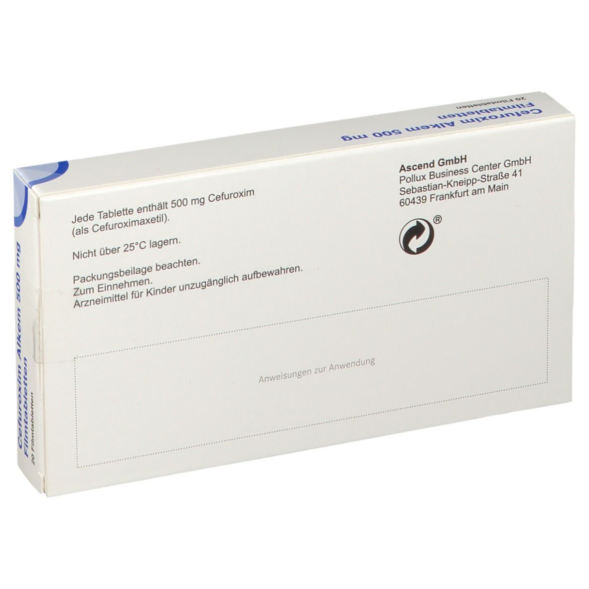 Cefuroxim Alkem 500 mg