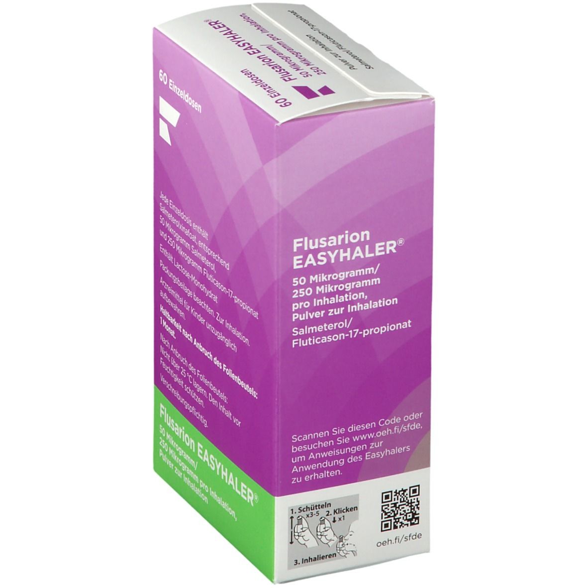 Flusarion Easyhaler 50µg/250µg/Dosis