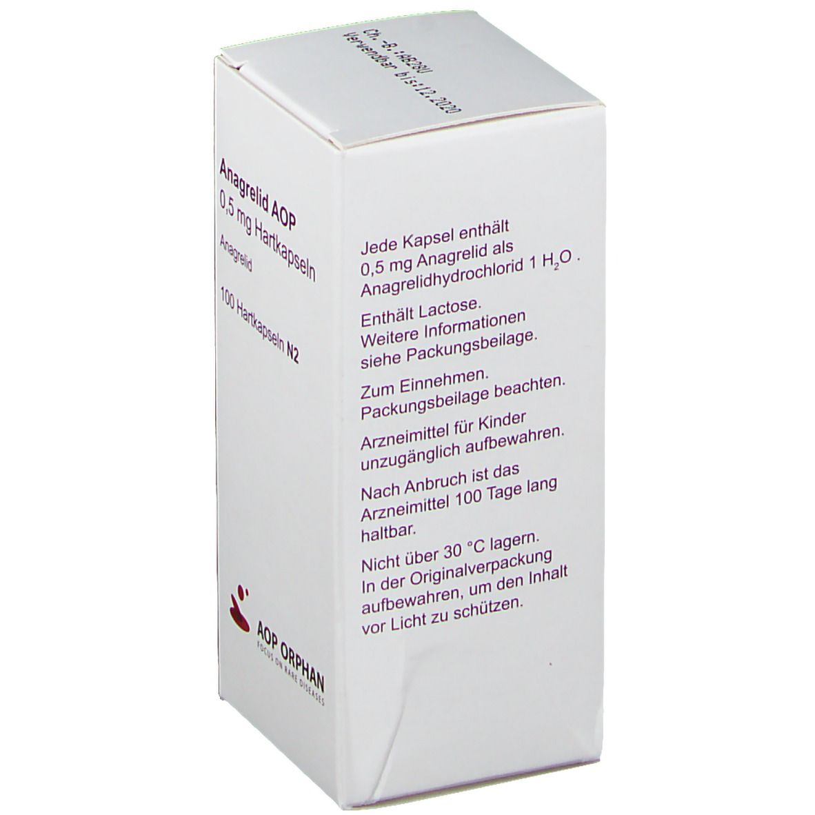 Anagrelid AOP 0,5 mg