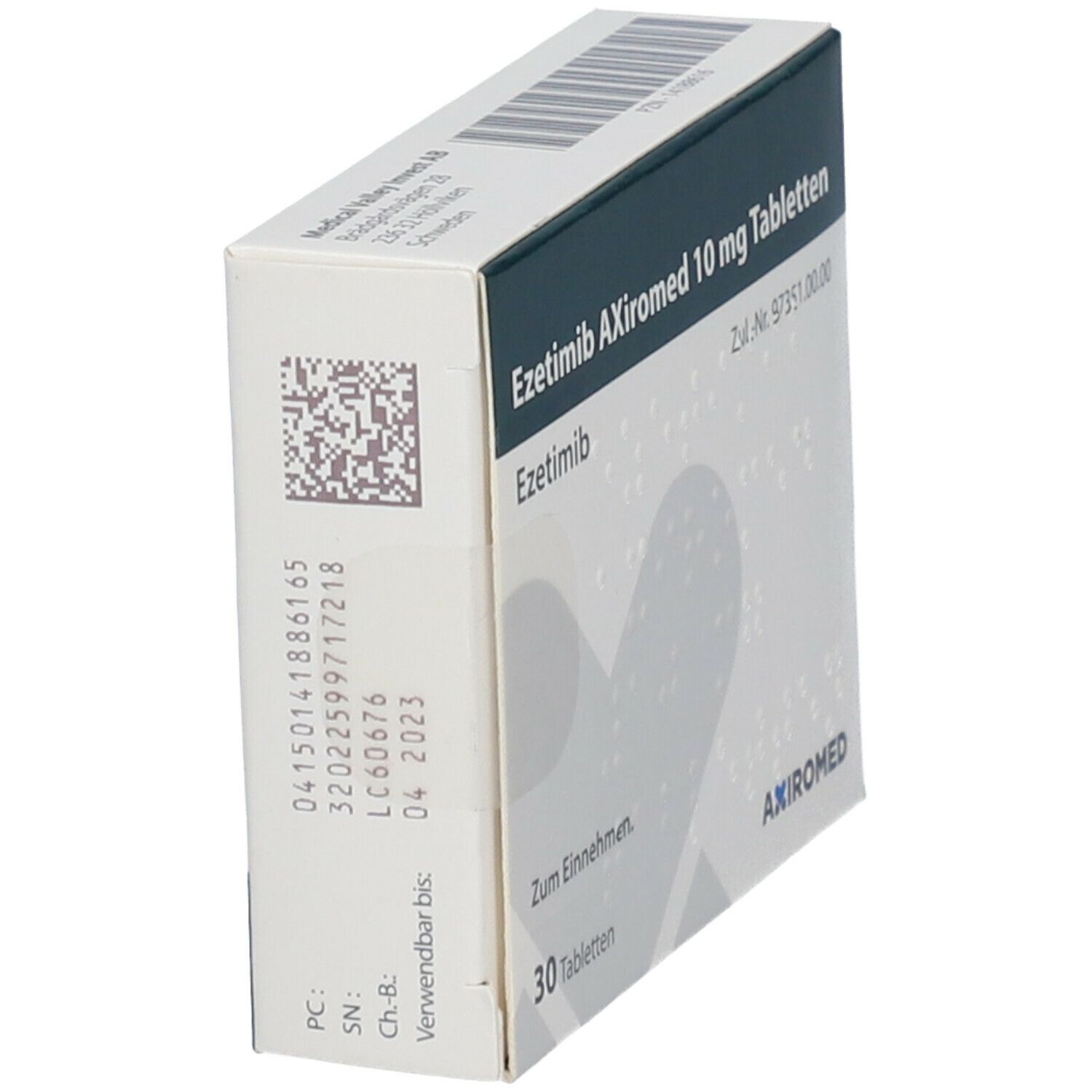 Ezetimib AXiromed 10 mg Tabletten 30 St