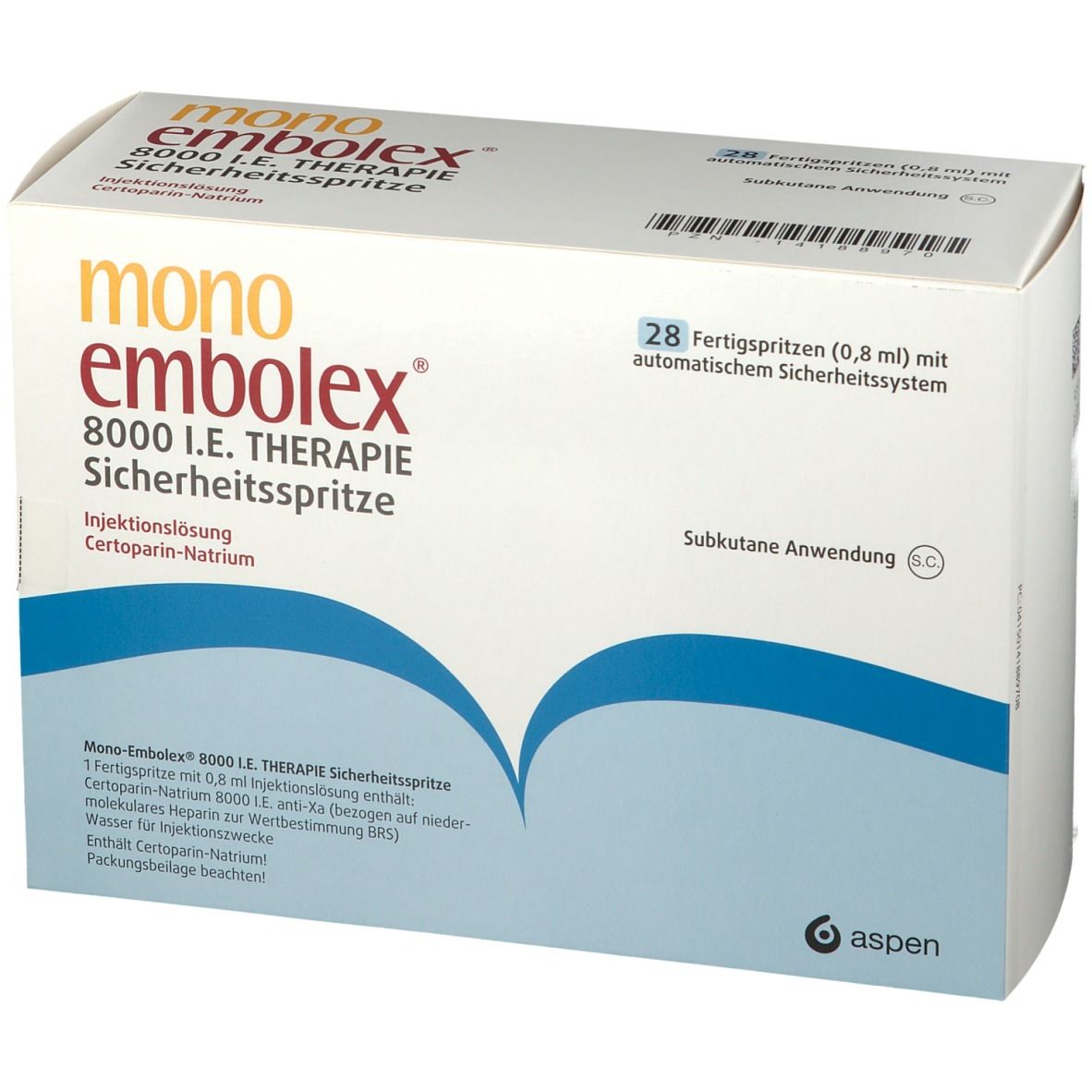 mono embolex 8 000 i e 28 st shop apotheke com