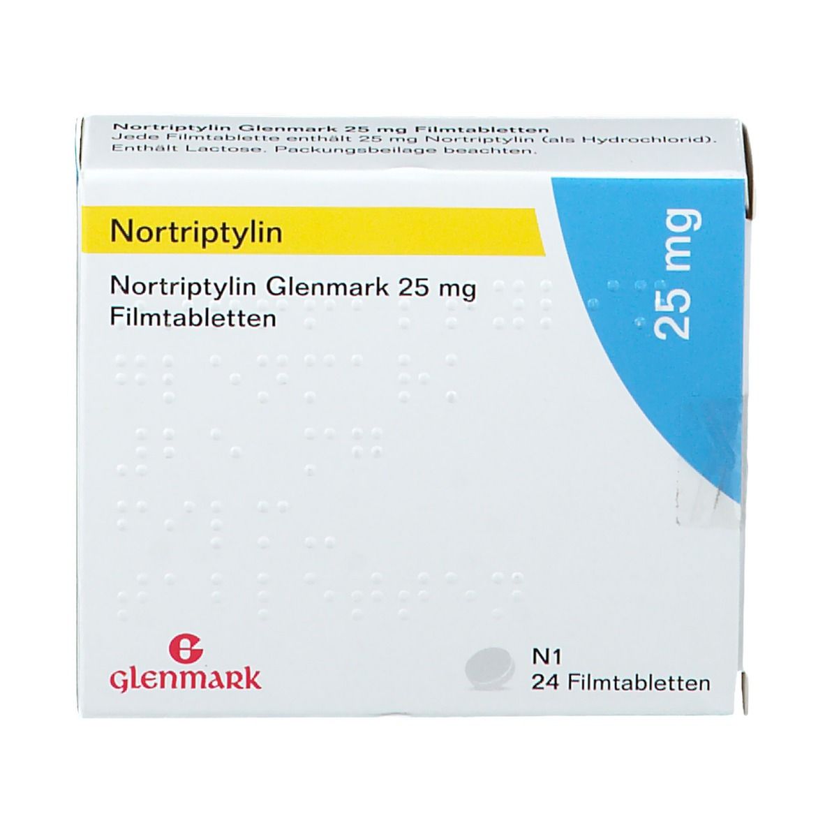 Nortriptylin Glenmark 25 mg