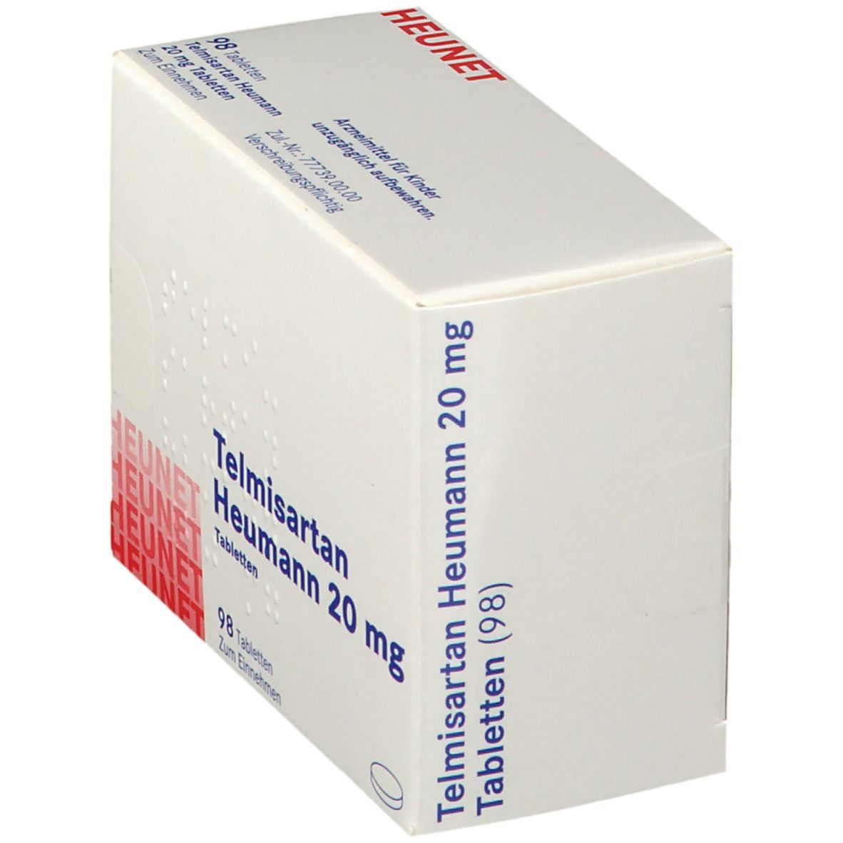 Telmisartan Heumann 20 mg 98 St mit dem E-Rezept kaufen - Shop Apotheke