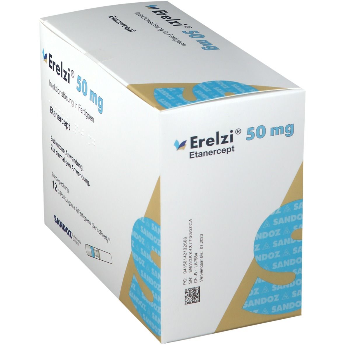 Erelzi 50 mg Injektionslösung i.e.Fertigpen 12 St