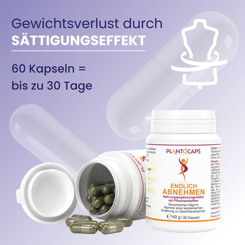 Plantocaps Endlich Abnehmen Kapseln 60 St