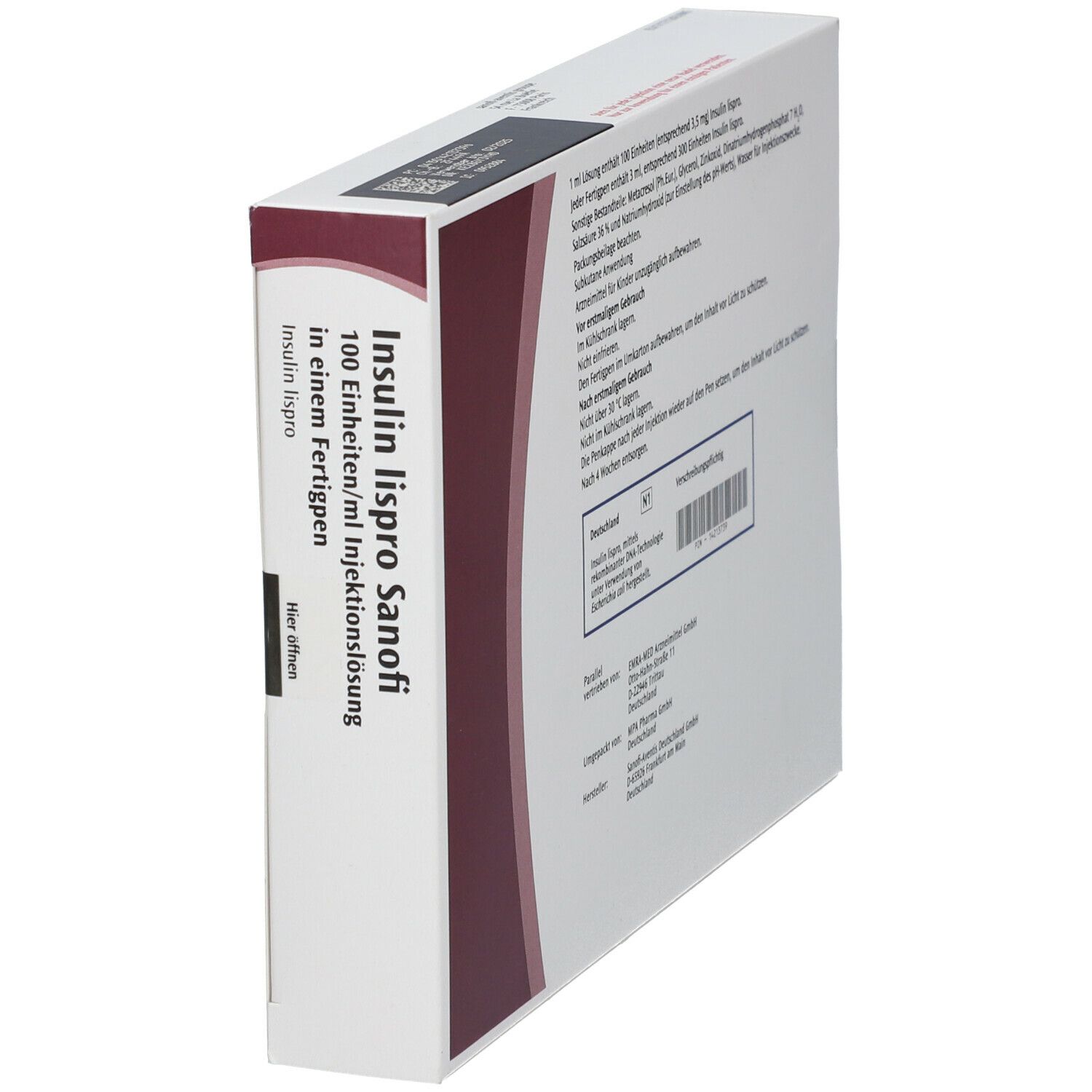 Insulin Lispro Sanofi 100 E/ml