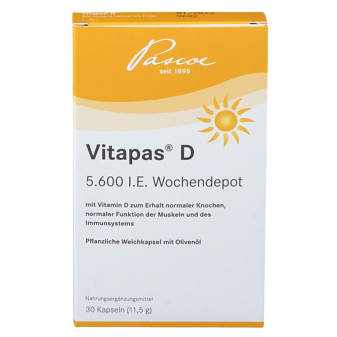 Vitapas® D 5600 I.E. Wochendepot