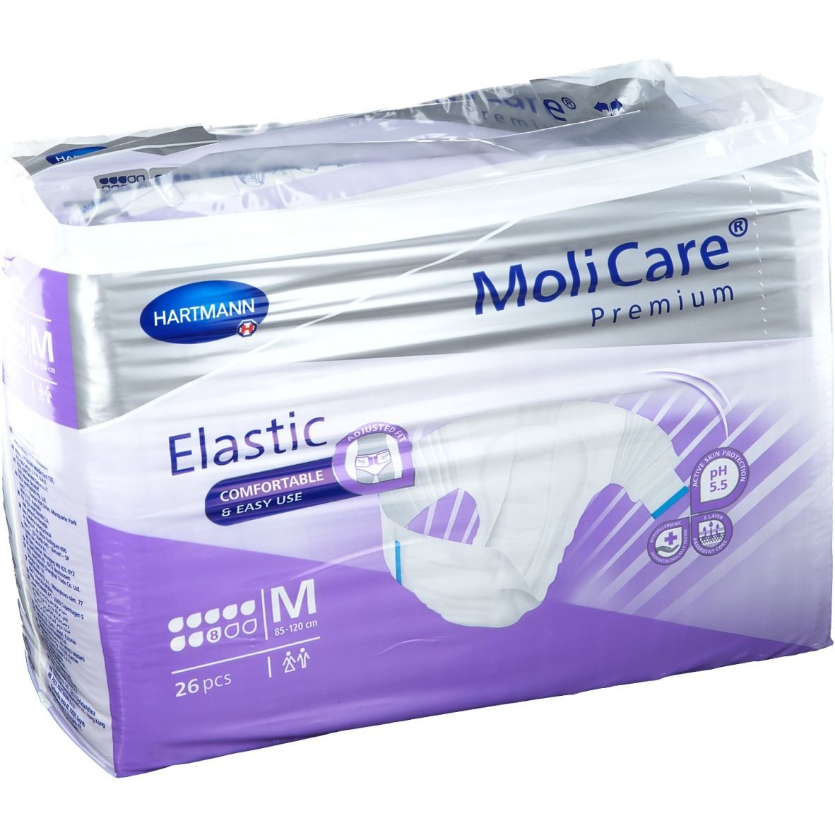 Molicare® Premium Elastic 8 Tropfen Größe M 26 St Shop Apotheke