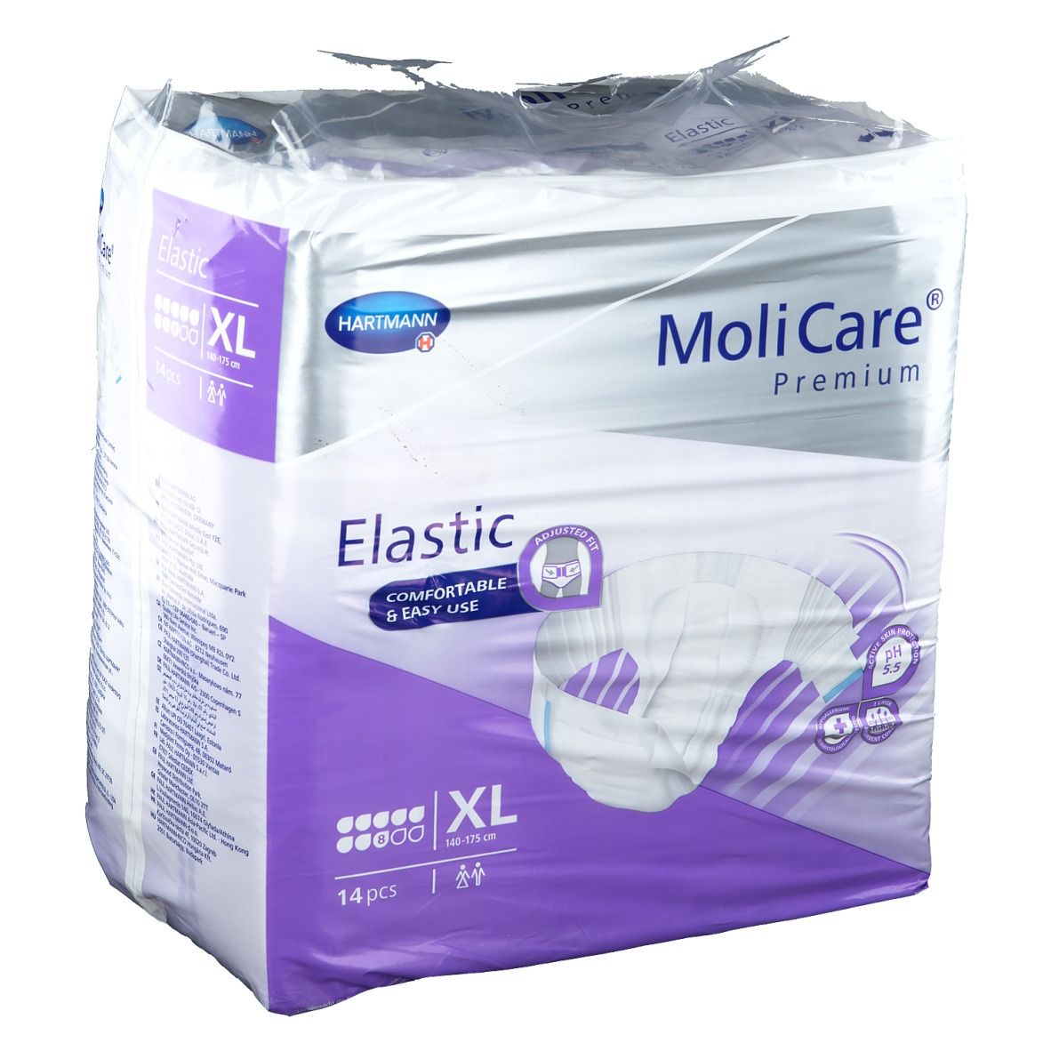 Molicare® Premium Elastic 8 Tropfen Größe Xl 14 St Shop Apotheke