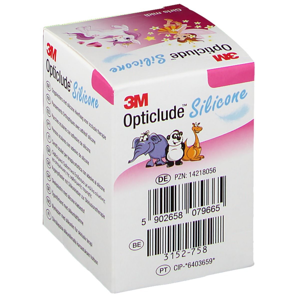 Opticlude 3M Silicone Girls midi 5,3 x 7 cm