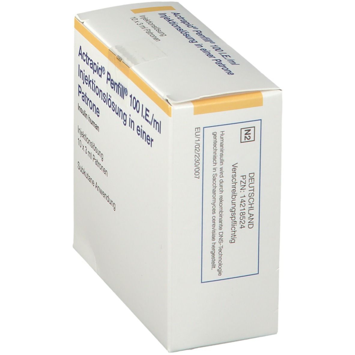 Actrapid® Penfill100I.E./Ml
