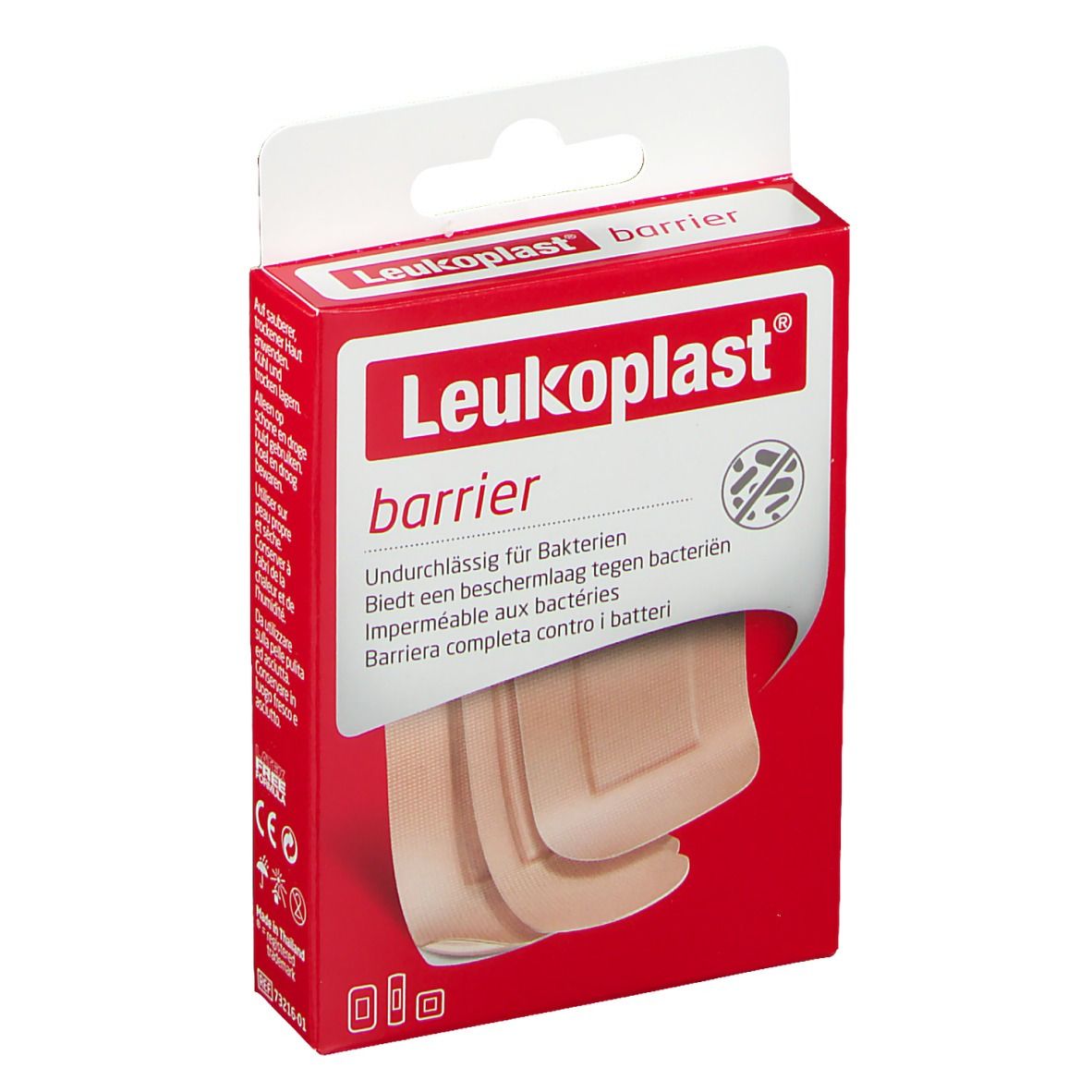 Leukoplast barrier Strips 22x72mm/38x38mm/38x63mm 20 St Pflaster