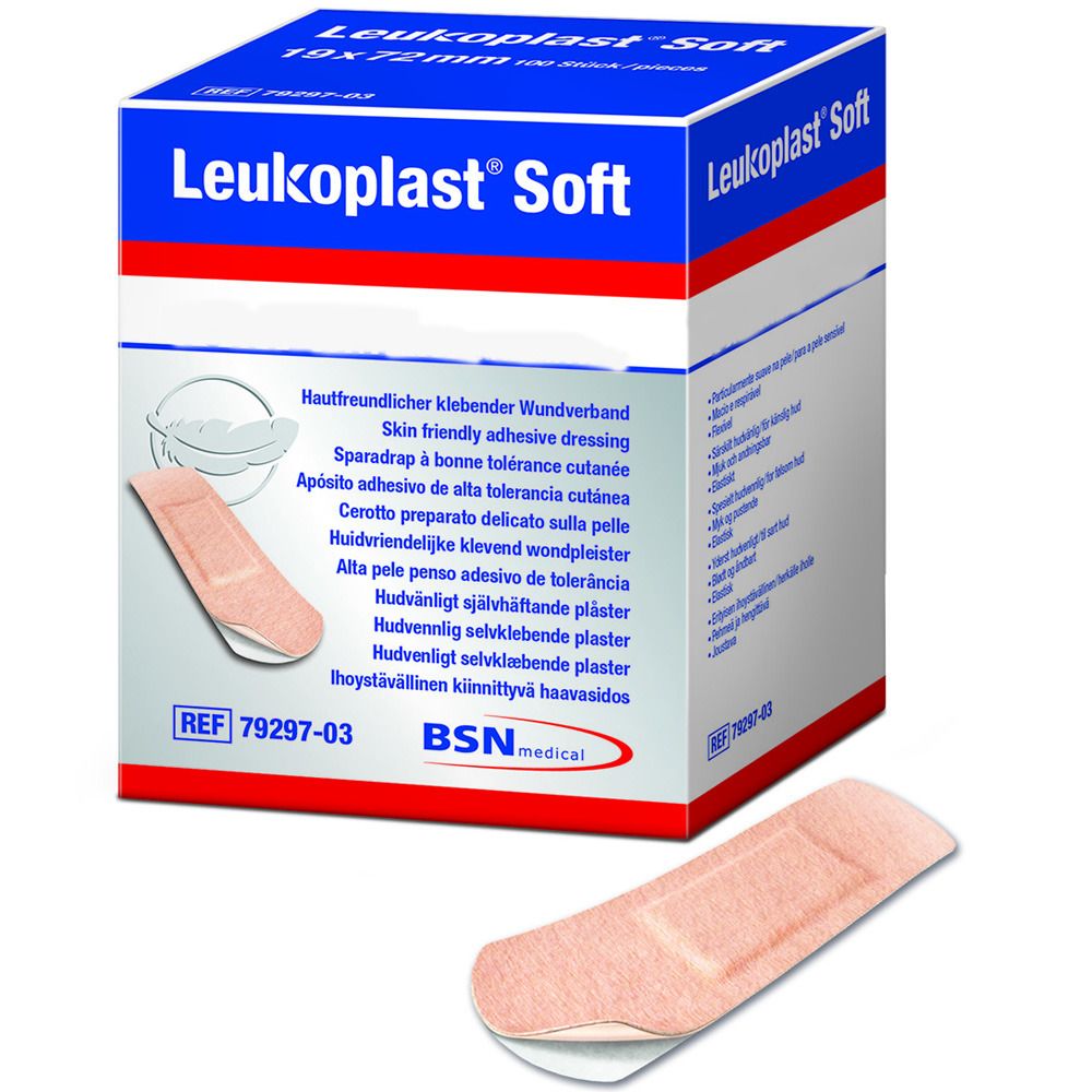 Leukoplast® Soft Strips 38 x 72 mm