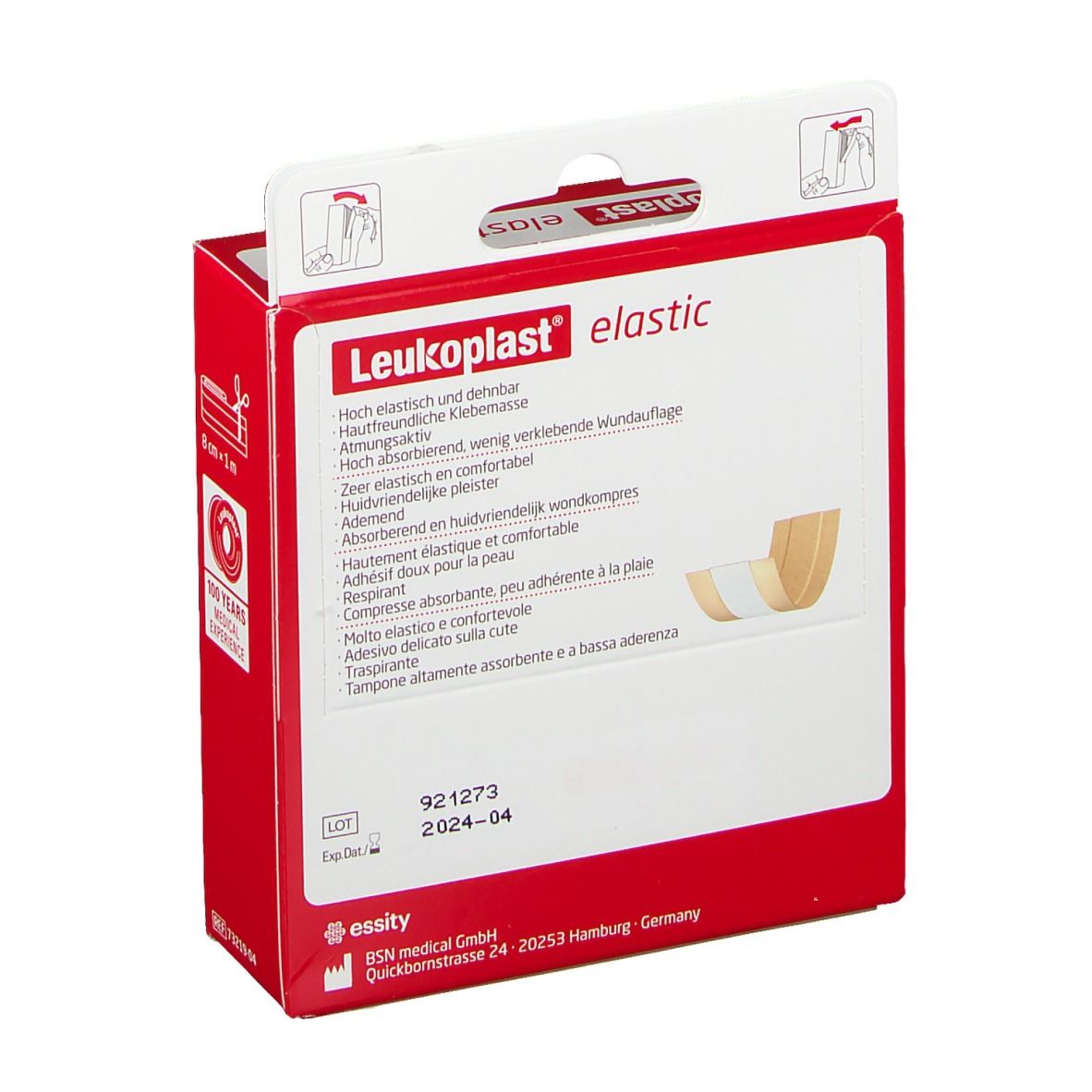 Leukoplast® Elastic 8 cm x 1 m 1 St - Shop Apotheke