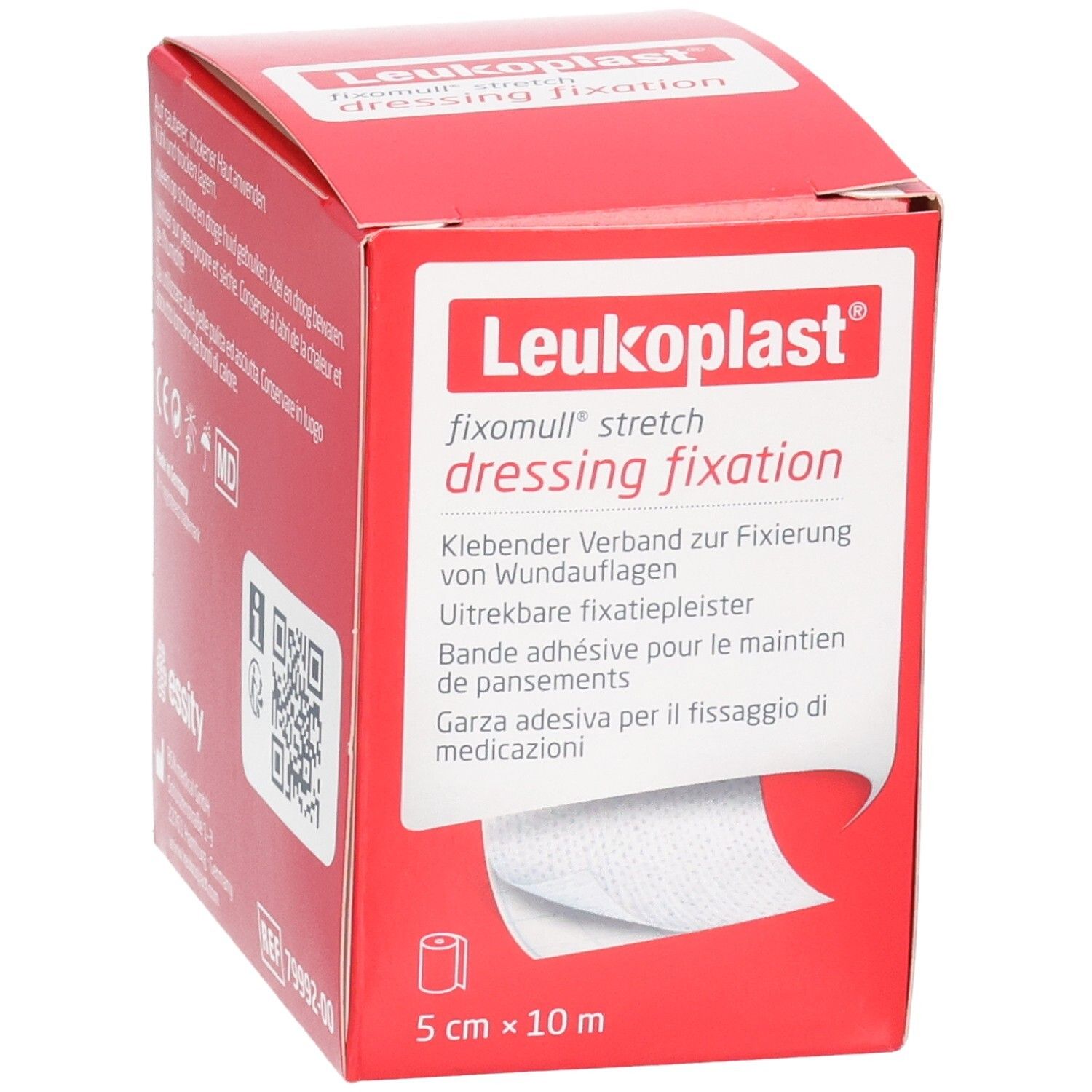 Leukoplast fixomull stretch Verband, 5 cm x 10 m.