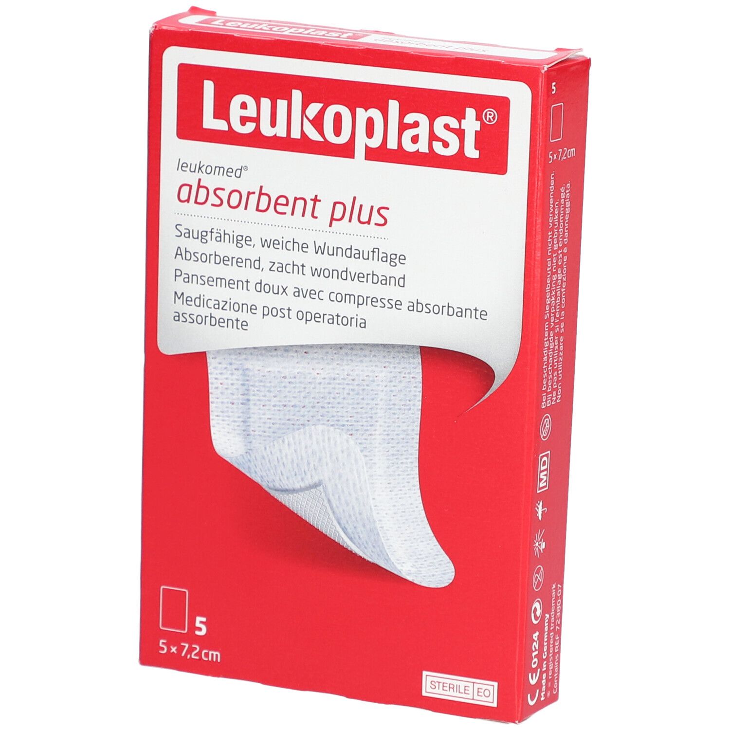 Leukoplast® Leukomed® absorbent plus 5 x 7,2 cm