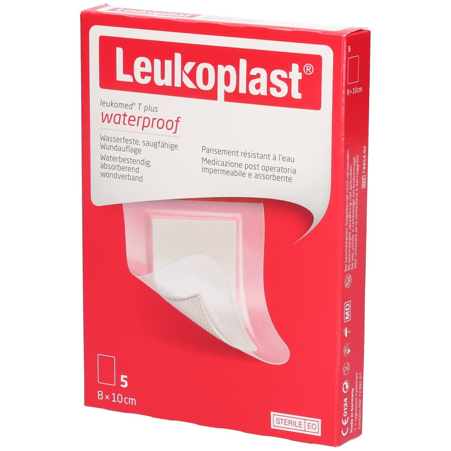 Leukoplast Leukomed T Plus steril 8x10 cm 5 St Pflaster