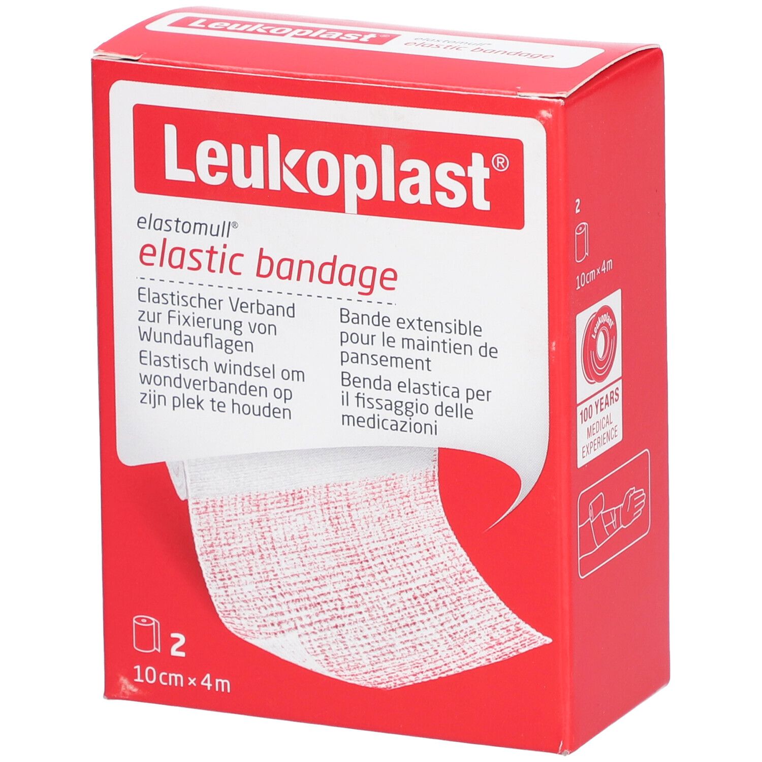 Leukoplast Elastomull Fixierb.elast.10 cmx4 m 2 St Verband