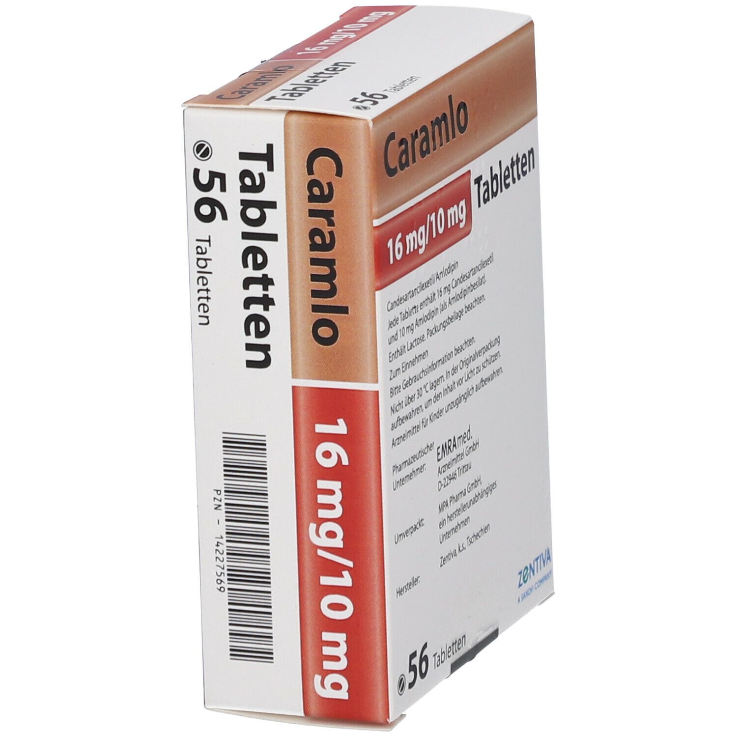 Cara mlo 16 mg/10 mg