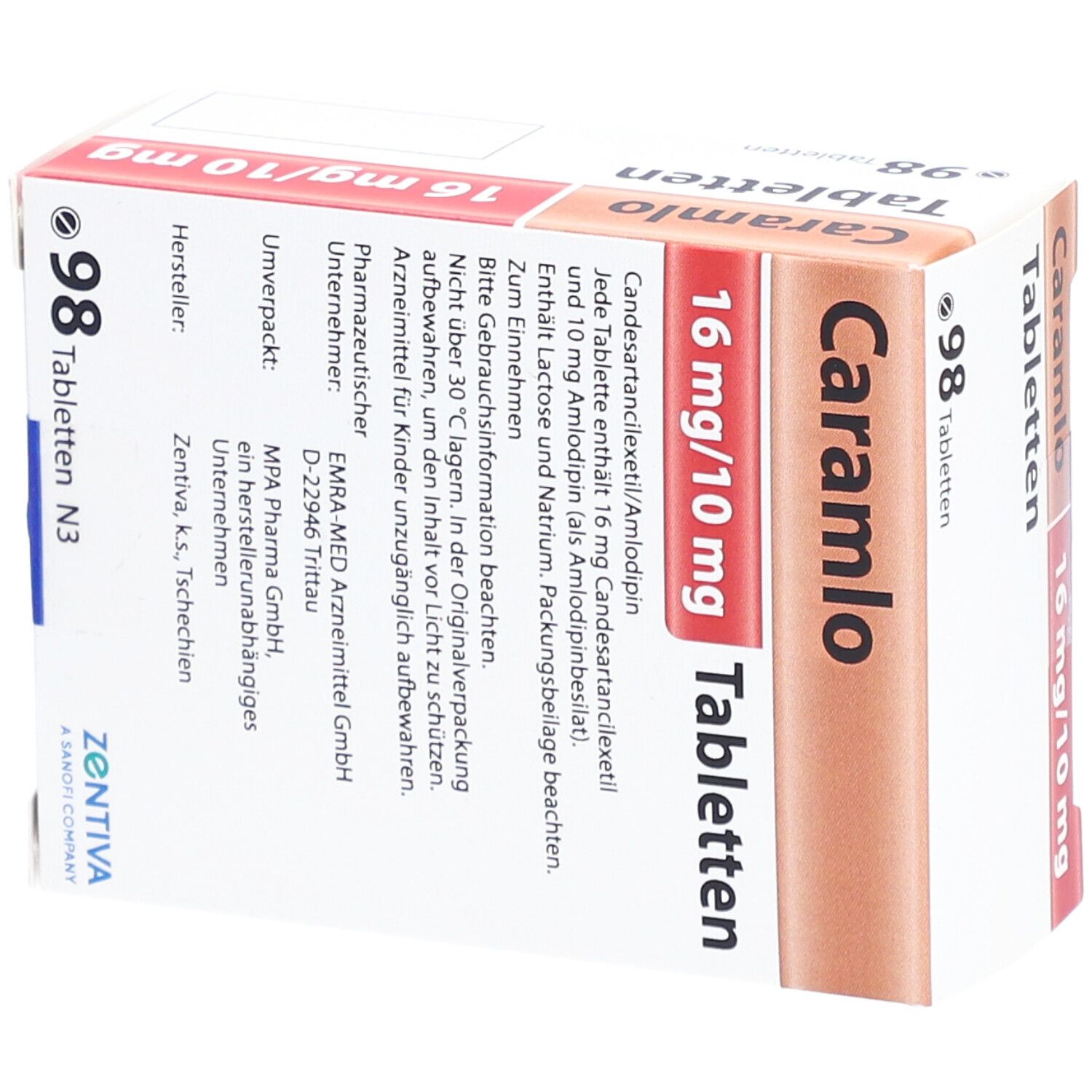 Cara mlo 16 mg/10 mg