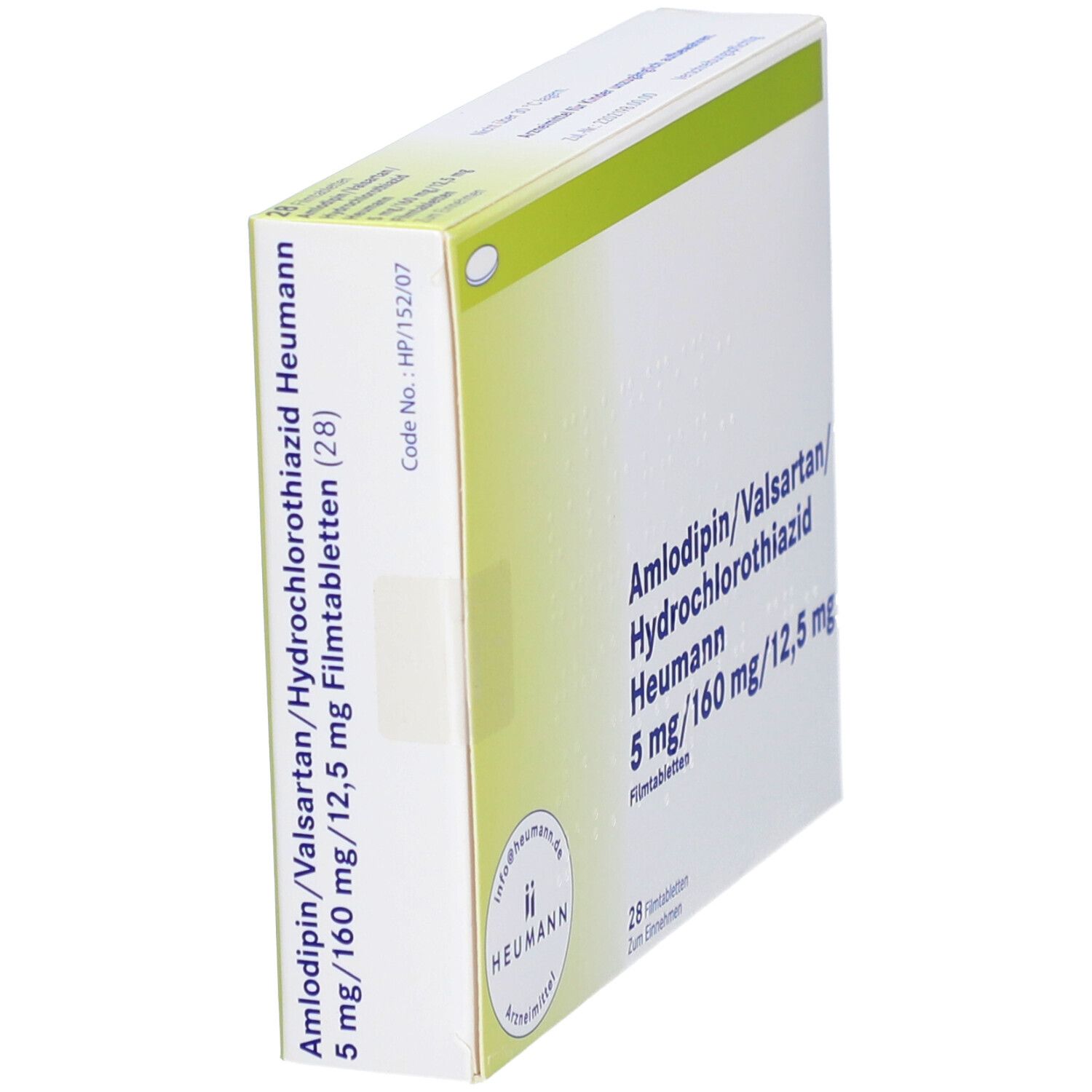 AMLODIPIN/Valsartan/HCT Heumann 5/160/12,5mg FTA 28 St Filmtabletten