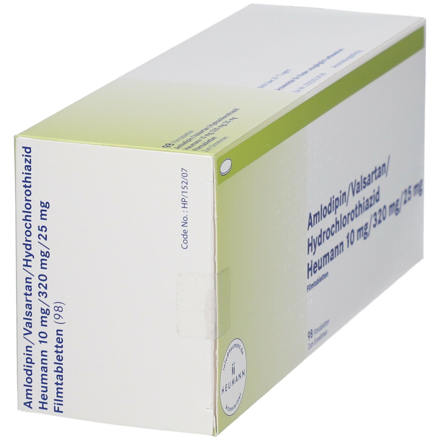 AMLODIPIN/Valsartan/HCT Heumann 10/320/25mg FTA 98 St Filmtabletten