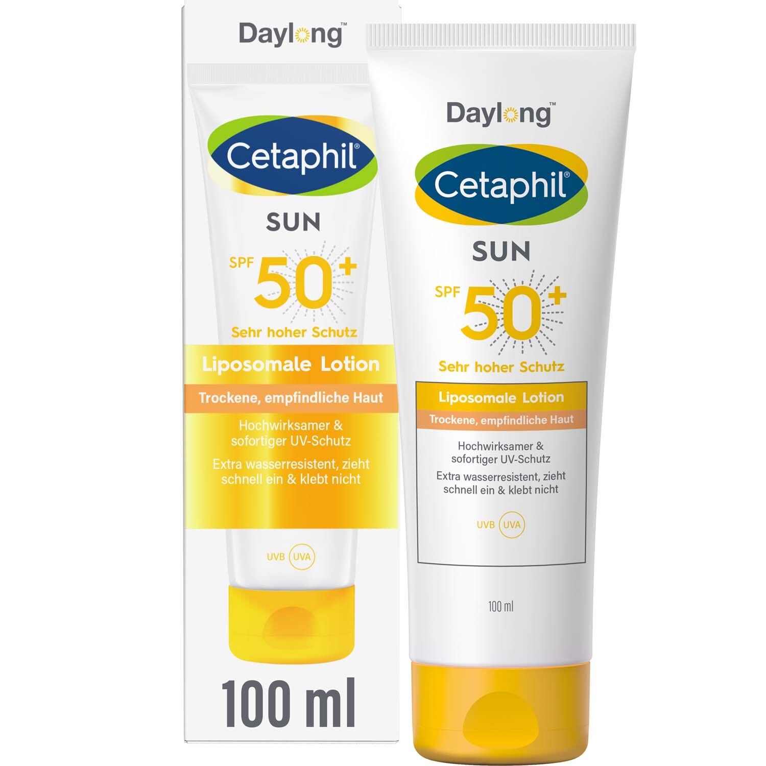 Cetaphil SUN Liposomale Lotion SPF 50+ Feuchtigkeitsspendende Sonnenschutzlotion