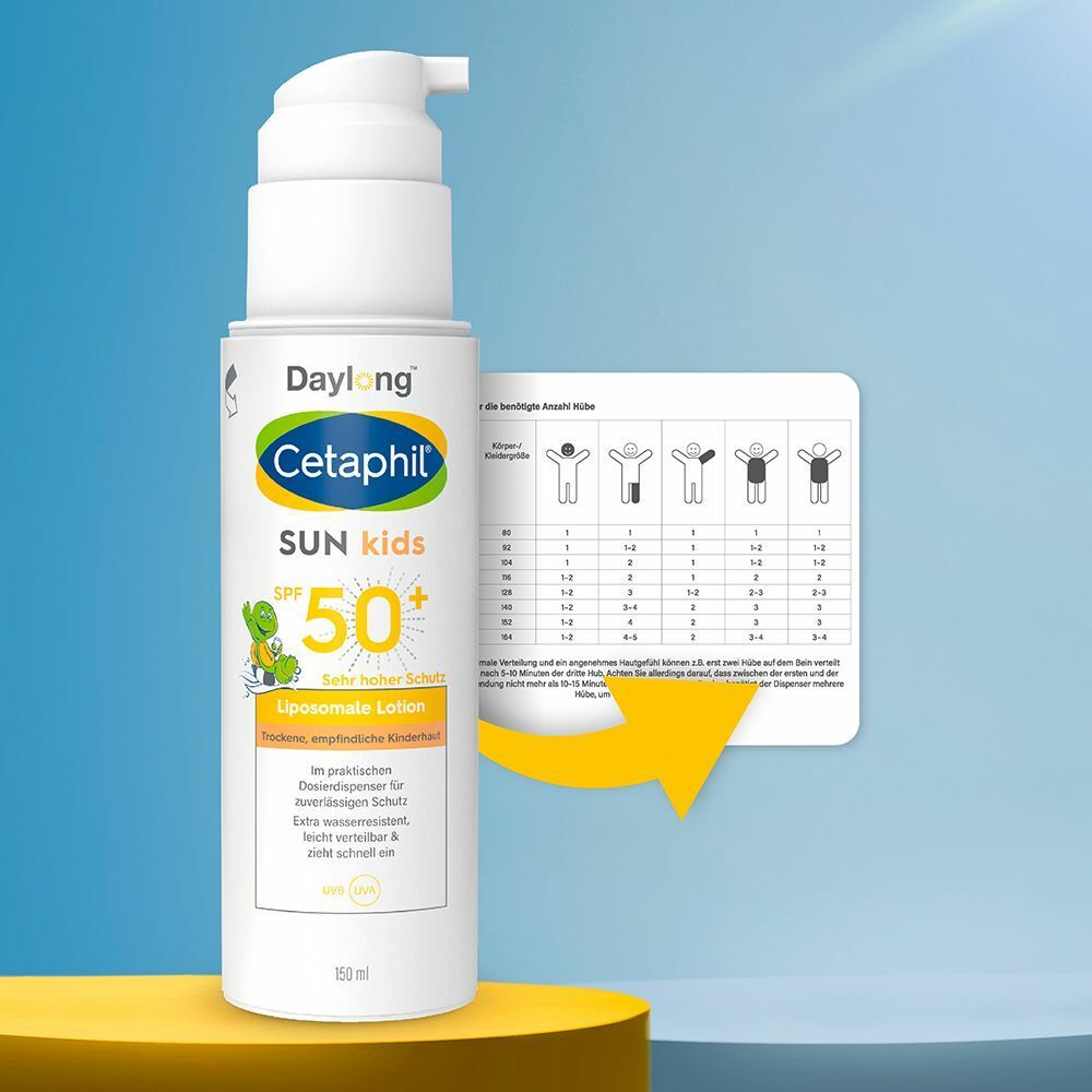 CETAPHIL SUN Kids Liposomale Lotion SPF 50+ Sonnenschutz für Baby- & Kinderhaut