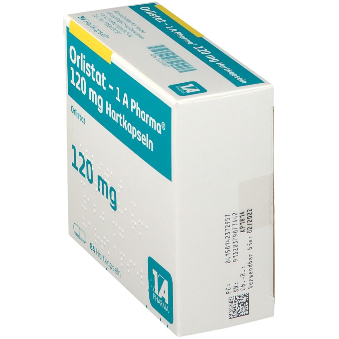 Orlistat-1A Pharma 120 mg Hartkapseln 84 St