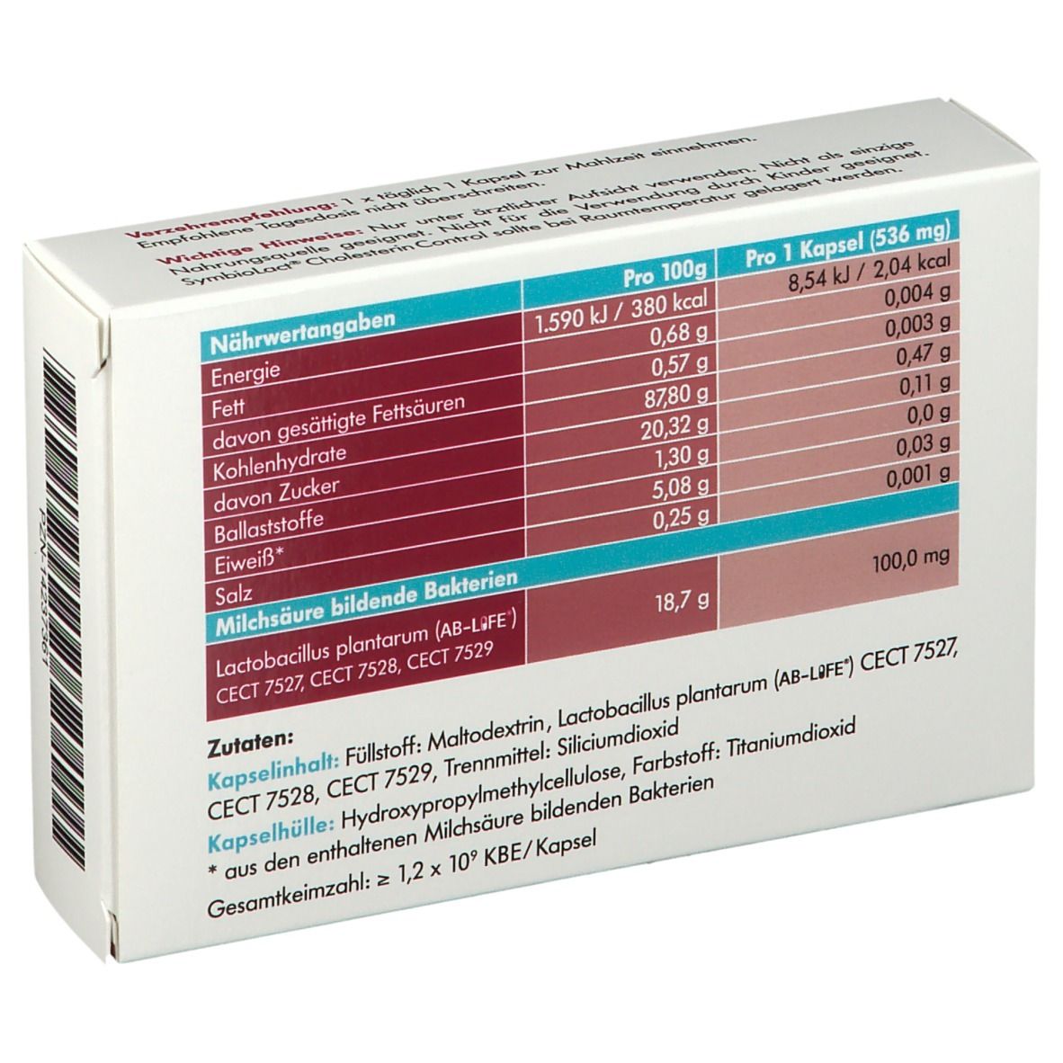SYMBIO LACT® Cholesterin Control